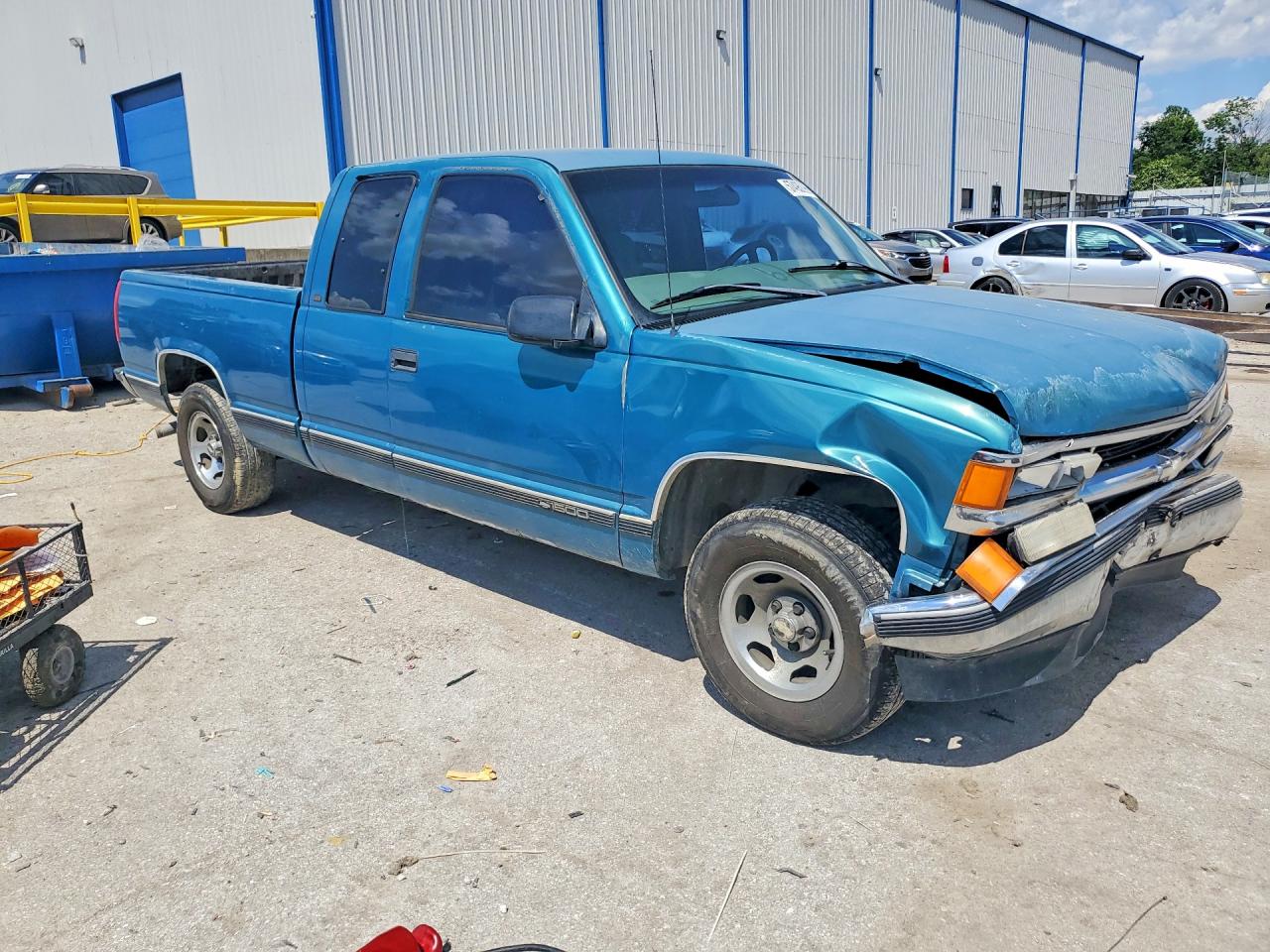 1998 Chevrolet Gmt-400 C1500 Green vin: 2GCEC19M8W1197571