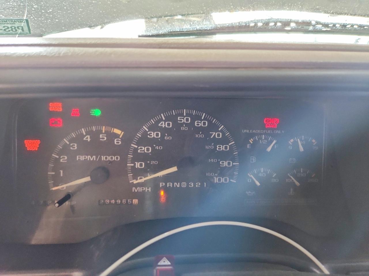 1996 Chevrolet Gmt-400 C1500 Green vin: 2GCEC19M9T1184999
