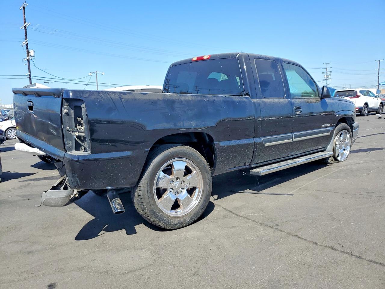 2005 Chevrolet Silverado C1500 Black vin: 2GCEC19N851367449