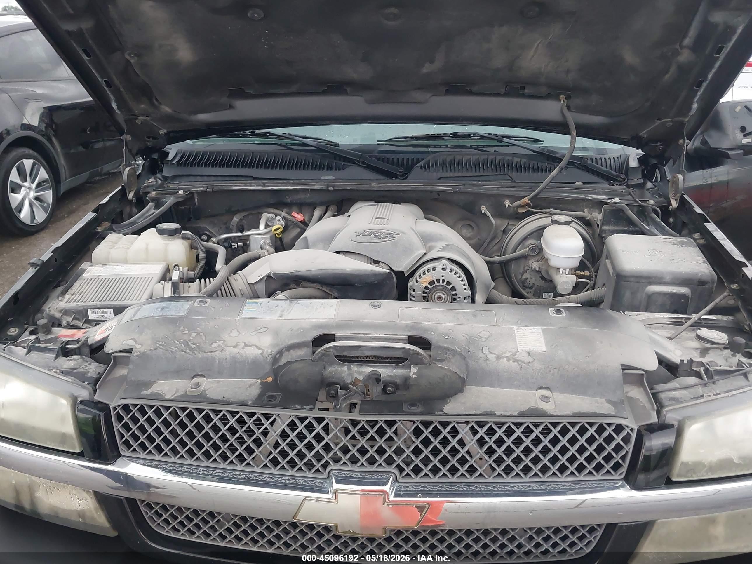 2005 Chevrolet Silverado 1500 Ls Black vin: 2GCEC19NX51330645