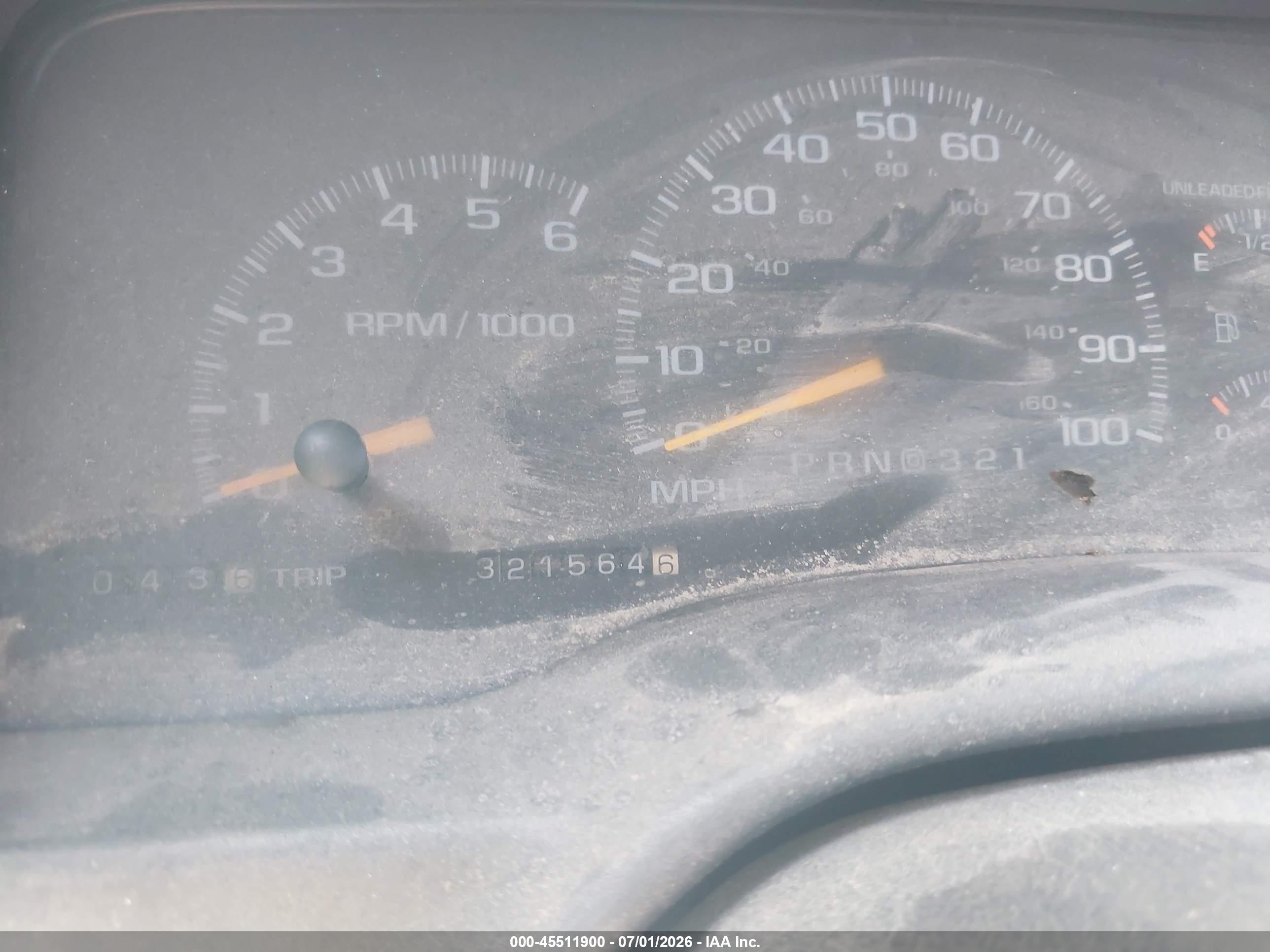 1997 Chevrolet C1500 Fleetside Зеленый vin: 2GCEC19R1V1233272