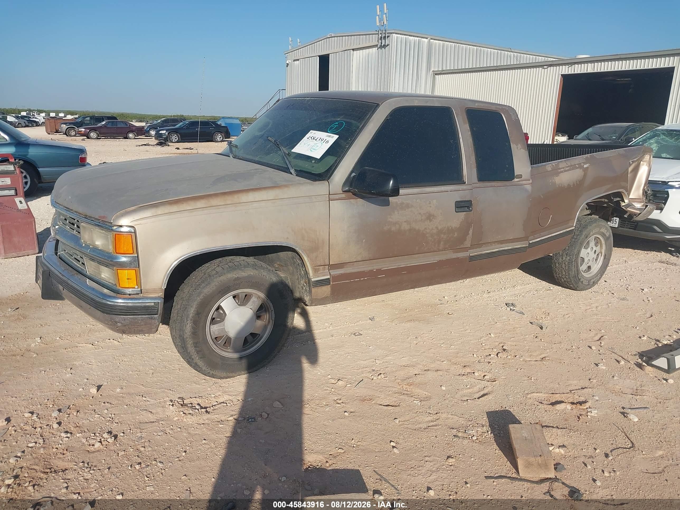 1996 Chevrolet Gmt-400 C1500 Коричневый vin: 2GCEC19R3T1162556