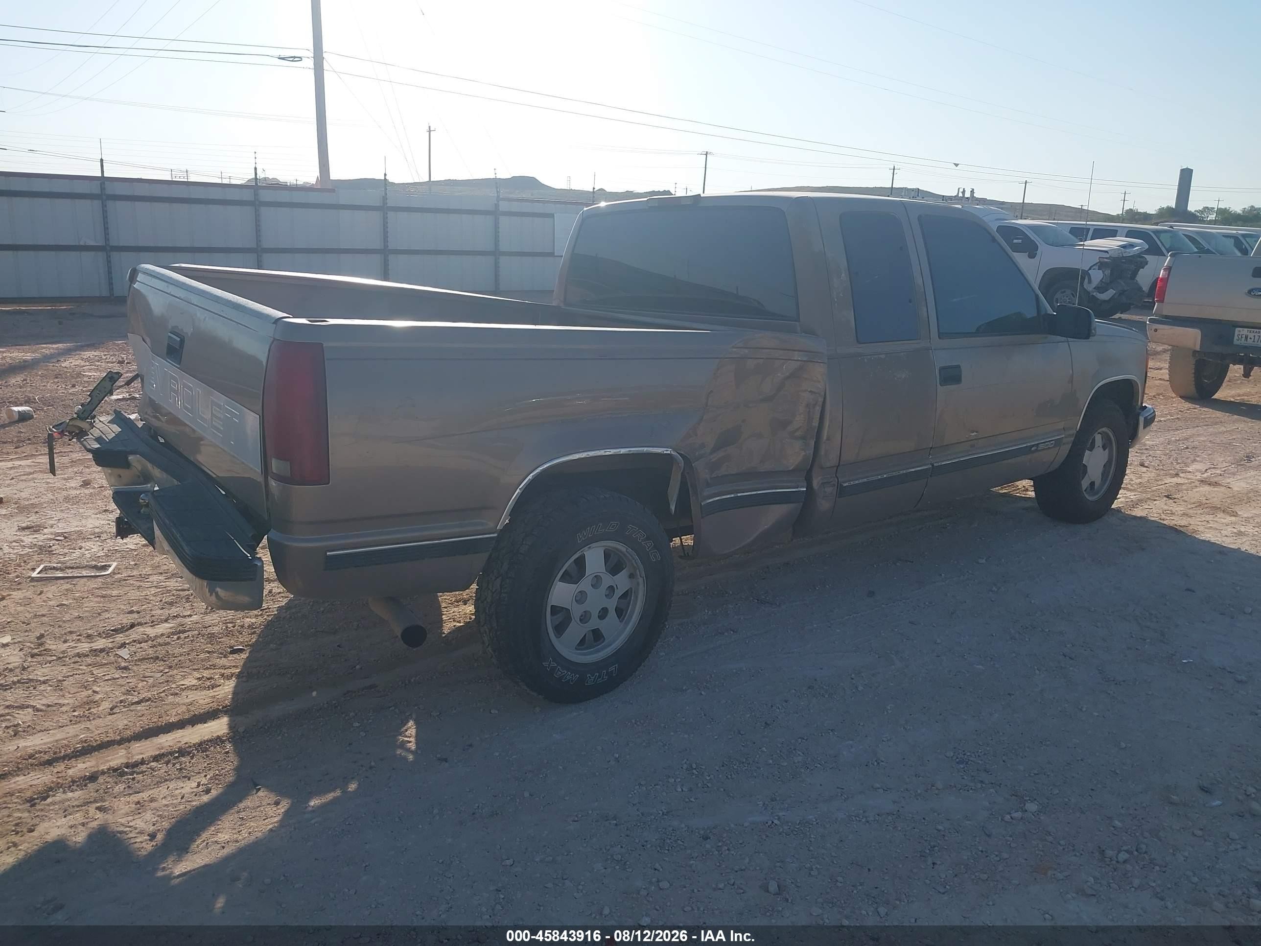 1996 Chevrolet Gmt-400 C1500 Коричневый vin: 2GCEC19R3T1162556