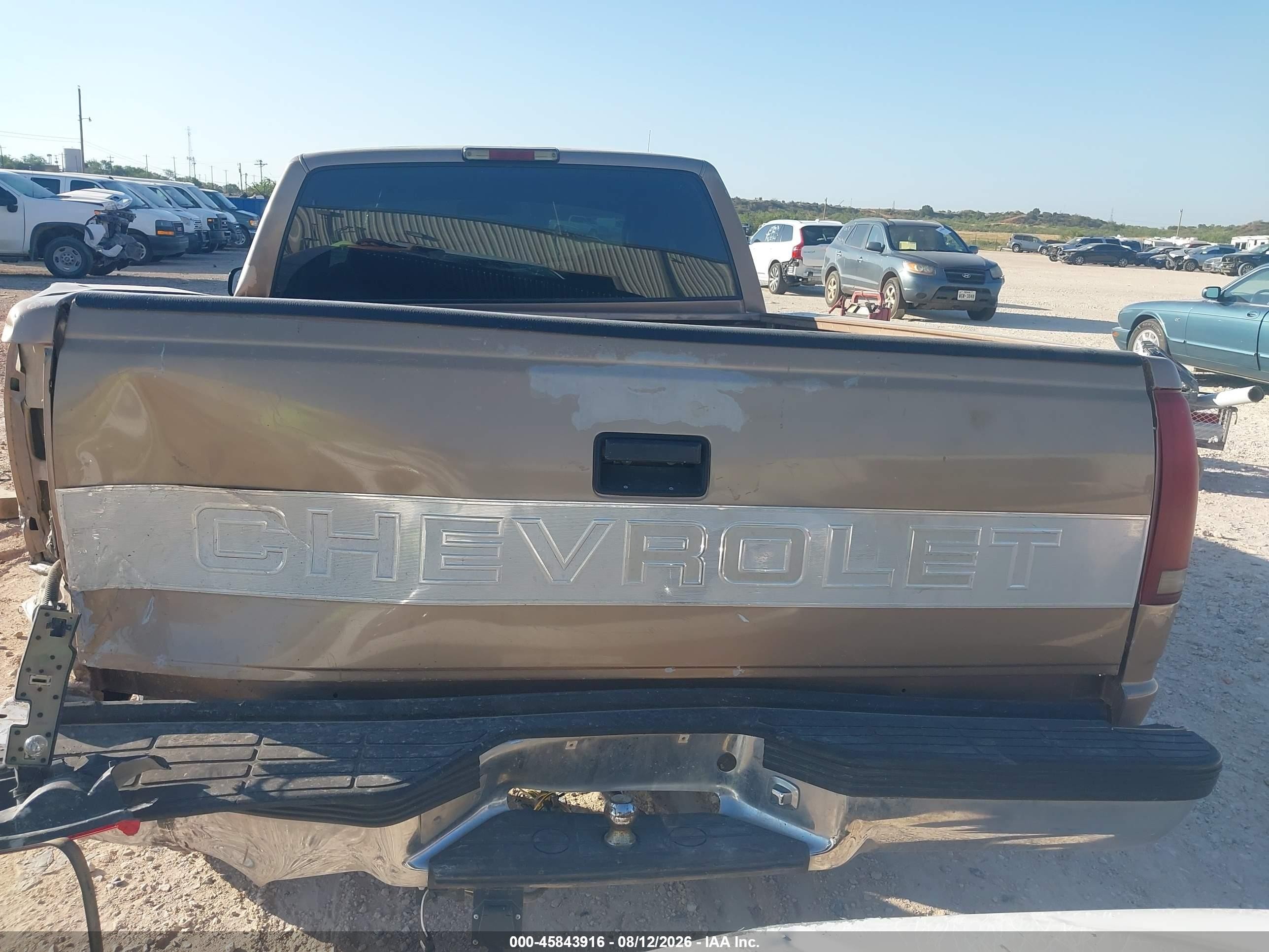 1996 Chevrolet Gmt-400 C1500 Коричневый vin: 2GCEC19R3T1162556