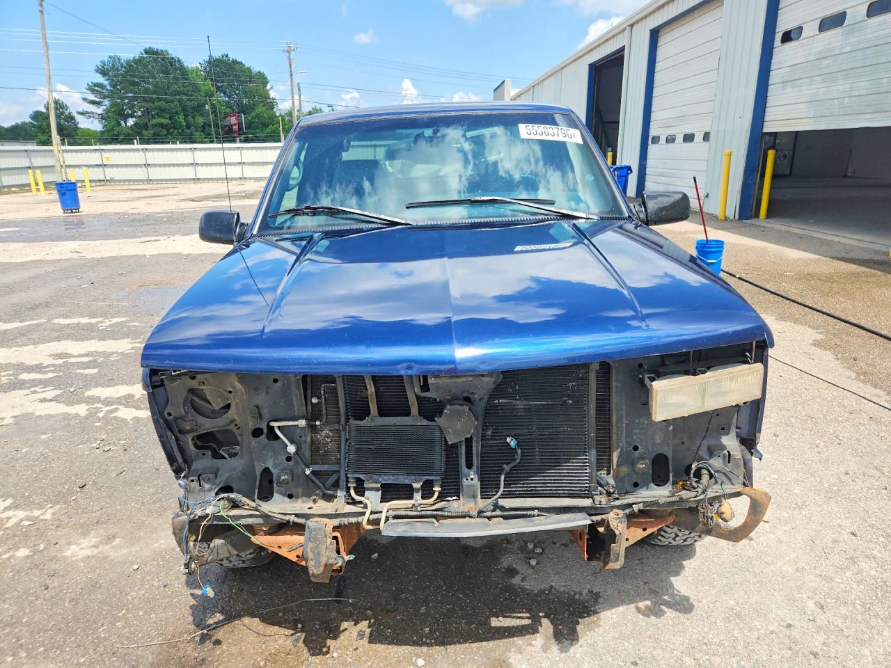 1996 Chevrolet Gmt-400 C1500 Blue vin: 2GCEC19R4T1215717