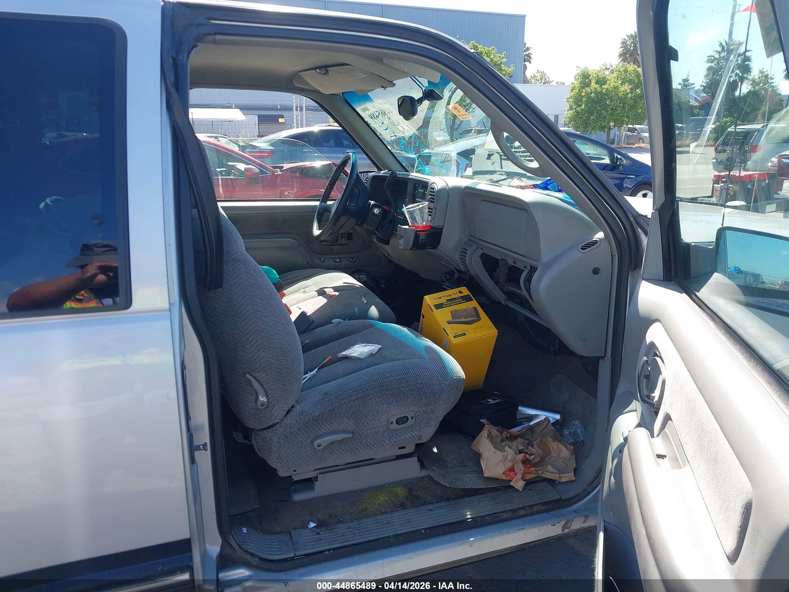 1997 Chevrolet C1500 Fleetside Gray vin: 2GCEC19R4V1223531