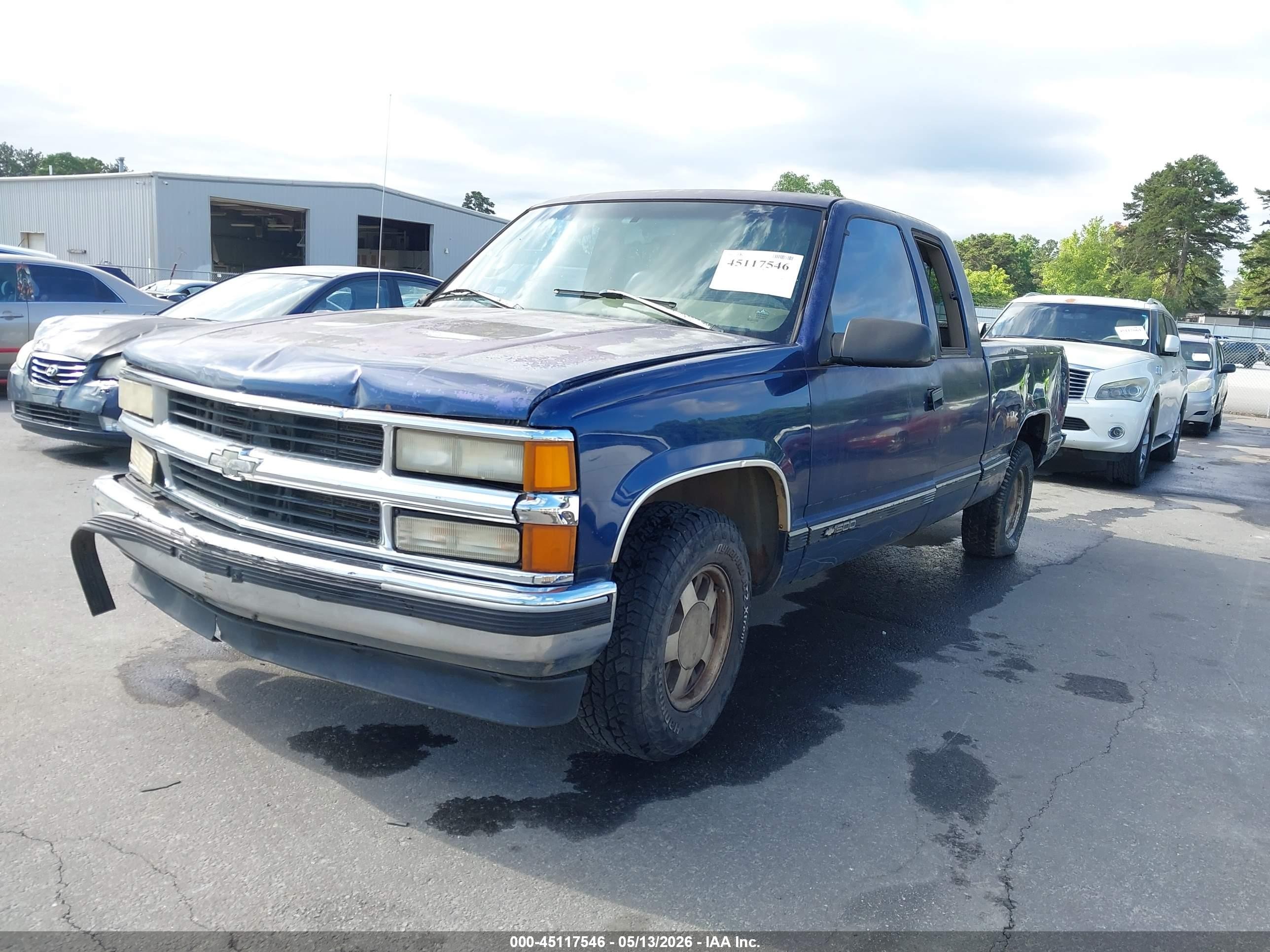 1996 Chevrolet Gmt-400 C1500 Blue vin: 2GCEC19R5T1155513