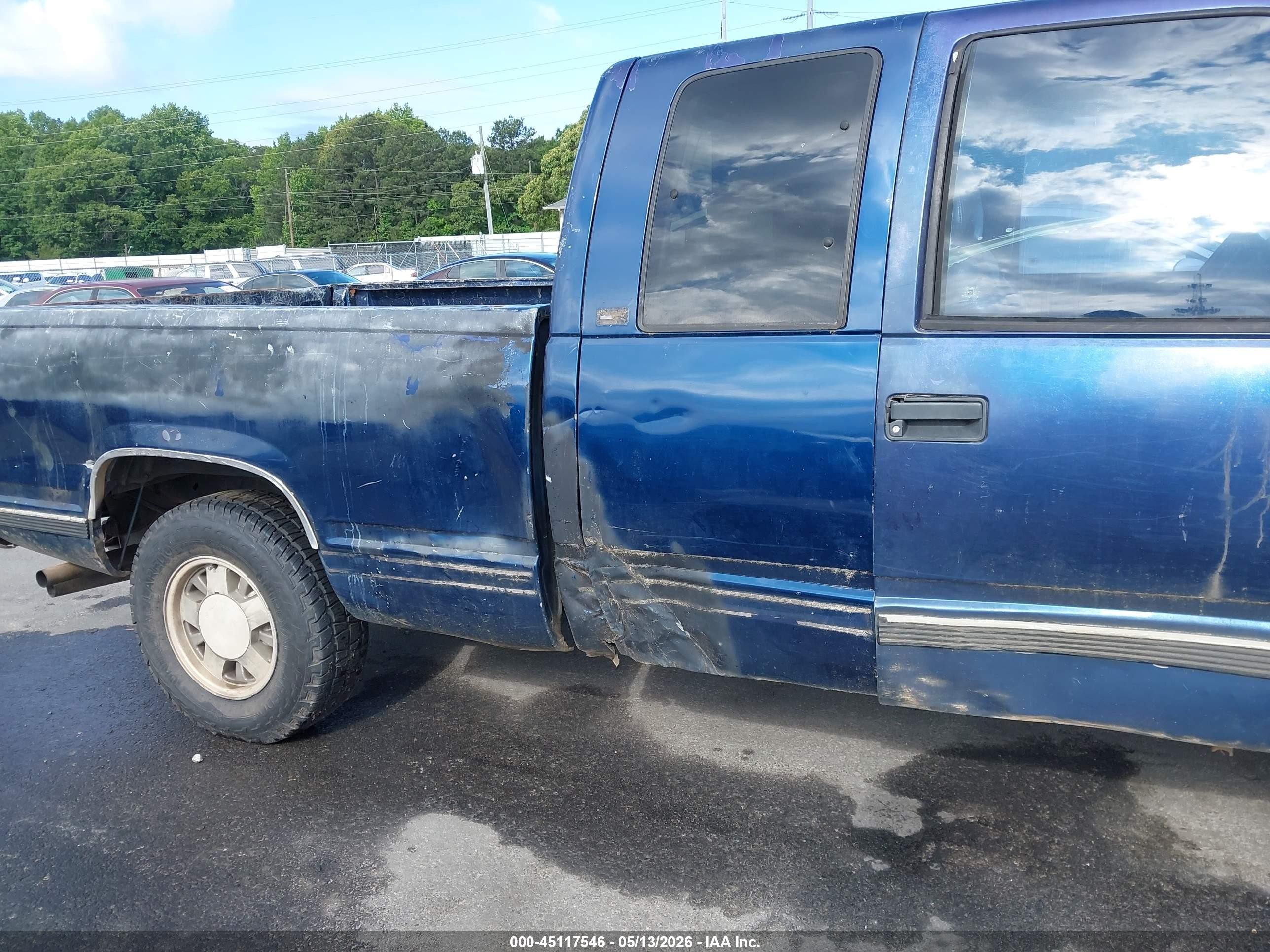 1996 Chevrolet Gmt-400 C1500 Blue vin: 2GCEC19R5T1155513