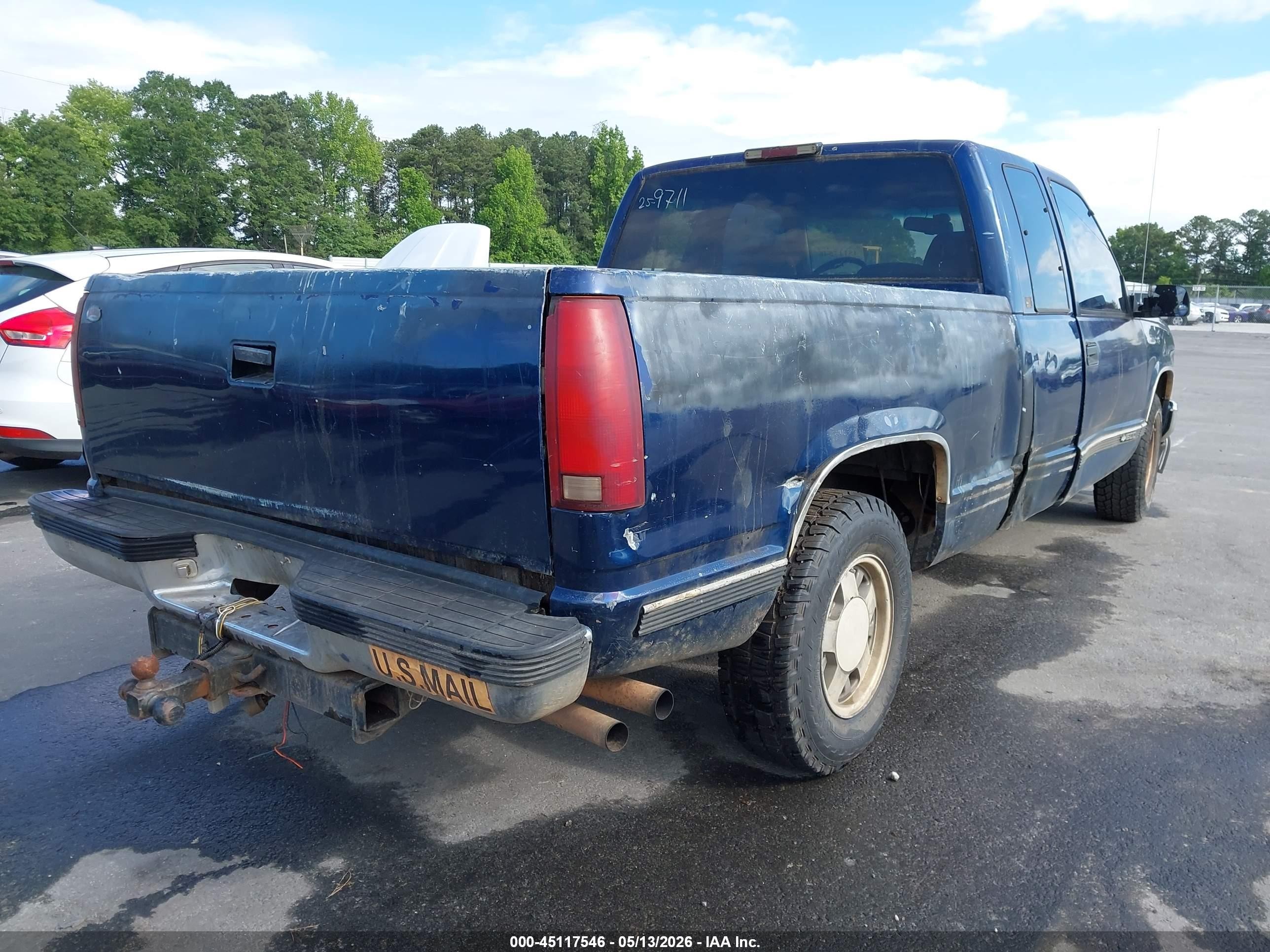 1996 Chevrolet Gmt-400 C1500 Blue vin: 2GCEC19R5T1155513