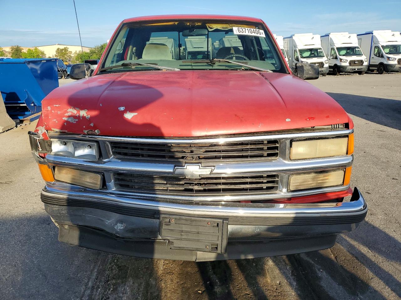 1997 Chevrolet Gmt-400 C1500 Red vin: 2GCEC19R5V1198512