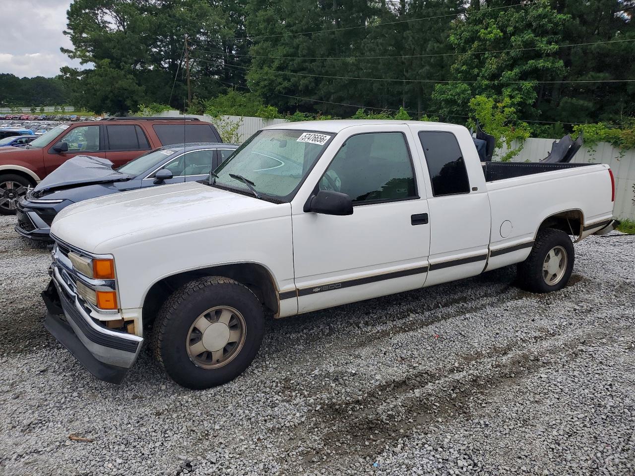 1998 Chevrolet Gmt-400 C1500 White vin: 2GCEC19R6W1146789