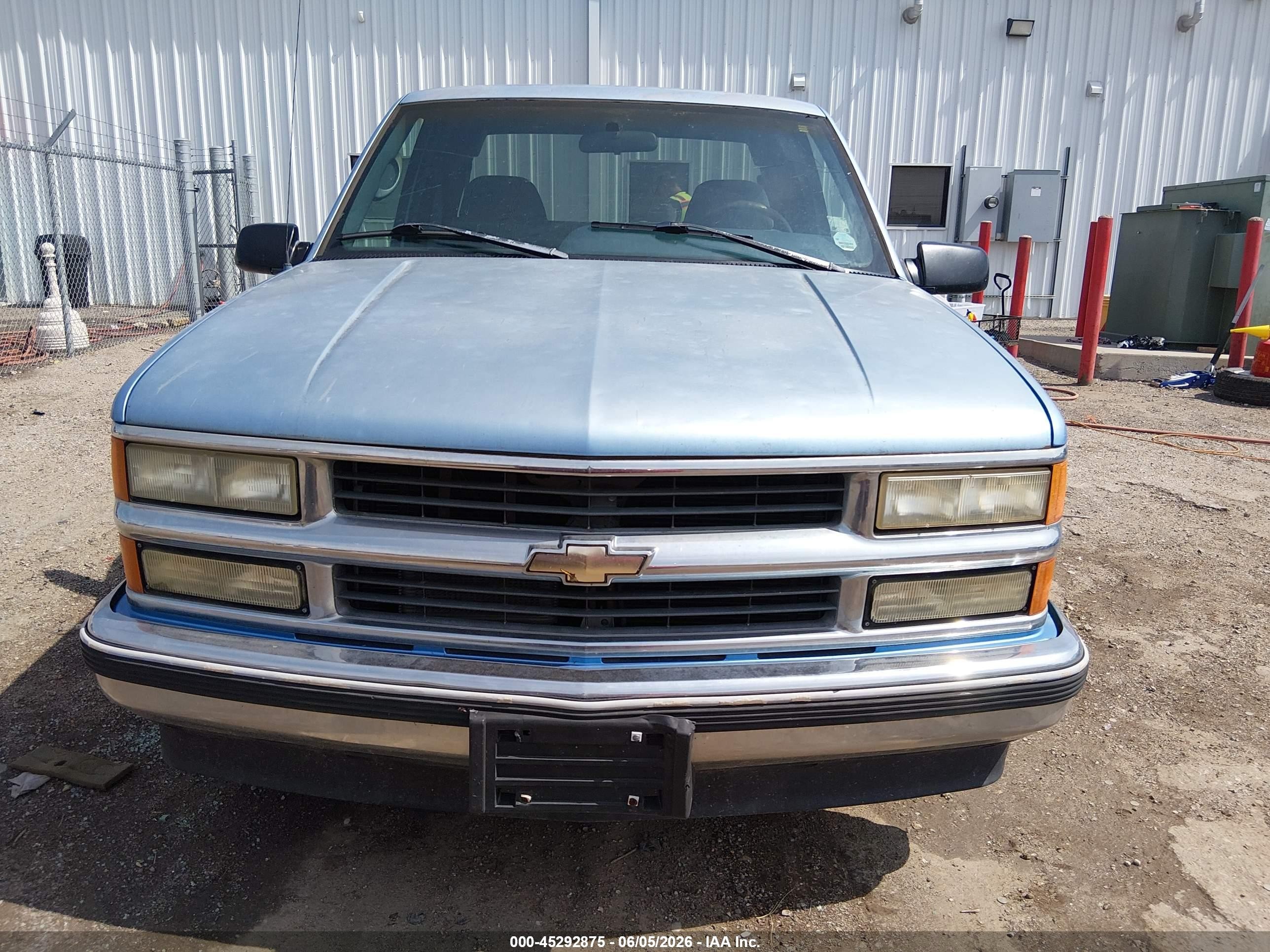 1996 Chevrolet Gmt-400 C1500 Blue vin: 2GCEC19R7T1135179