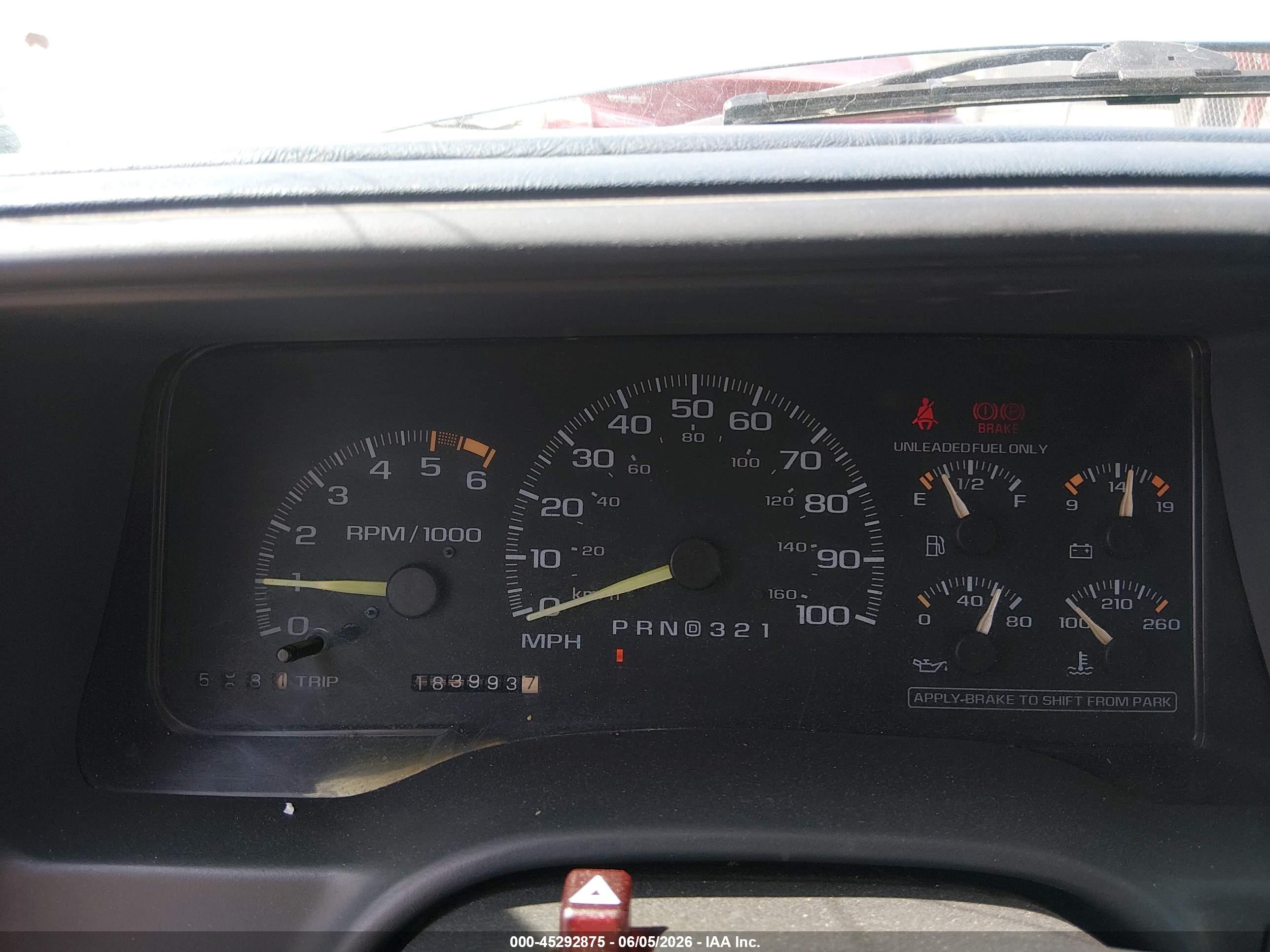 1996 Chevrolet Gmt-400 C1500 Blue vin: 2GCEC19R7T1135179