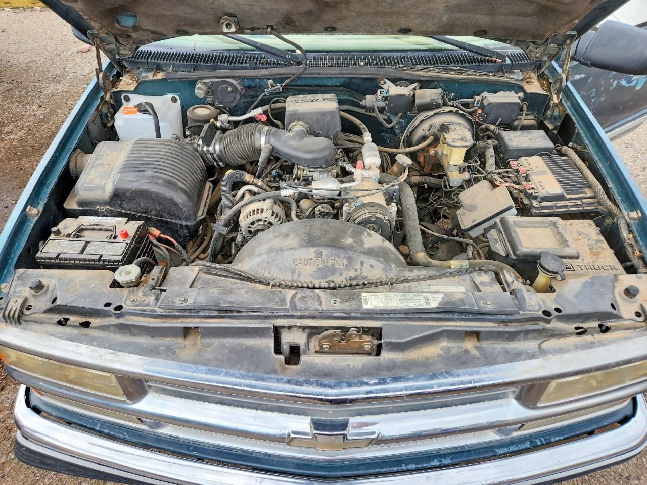 1996 Chevrolet Gmt-400 C1500 Green vin: 2GCEC19R7T1179666