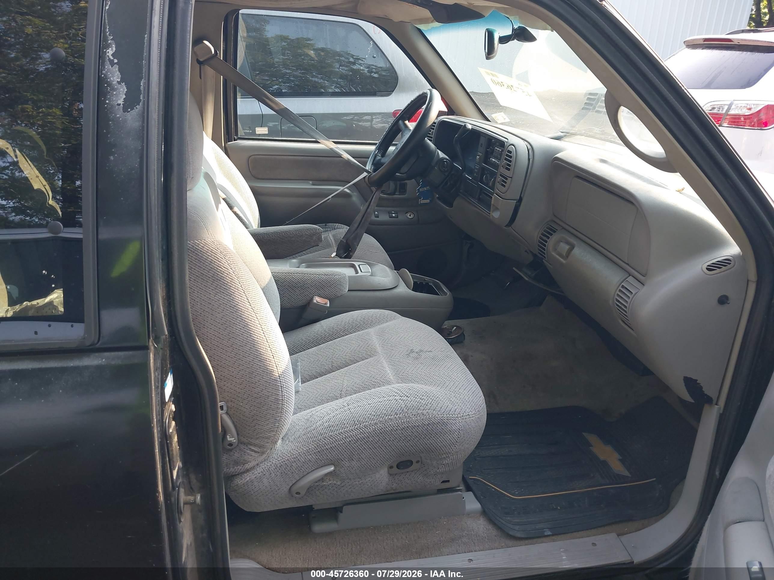 1997 Chevrolet C1500 Fleetside/sportside Черный vin: 2GCEC19R8V1252580