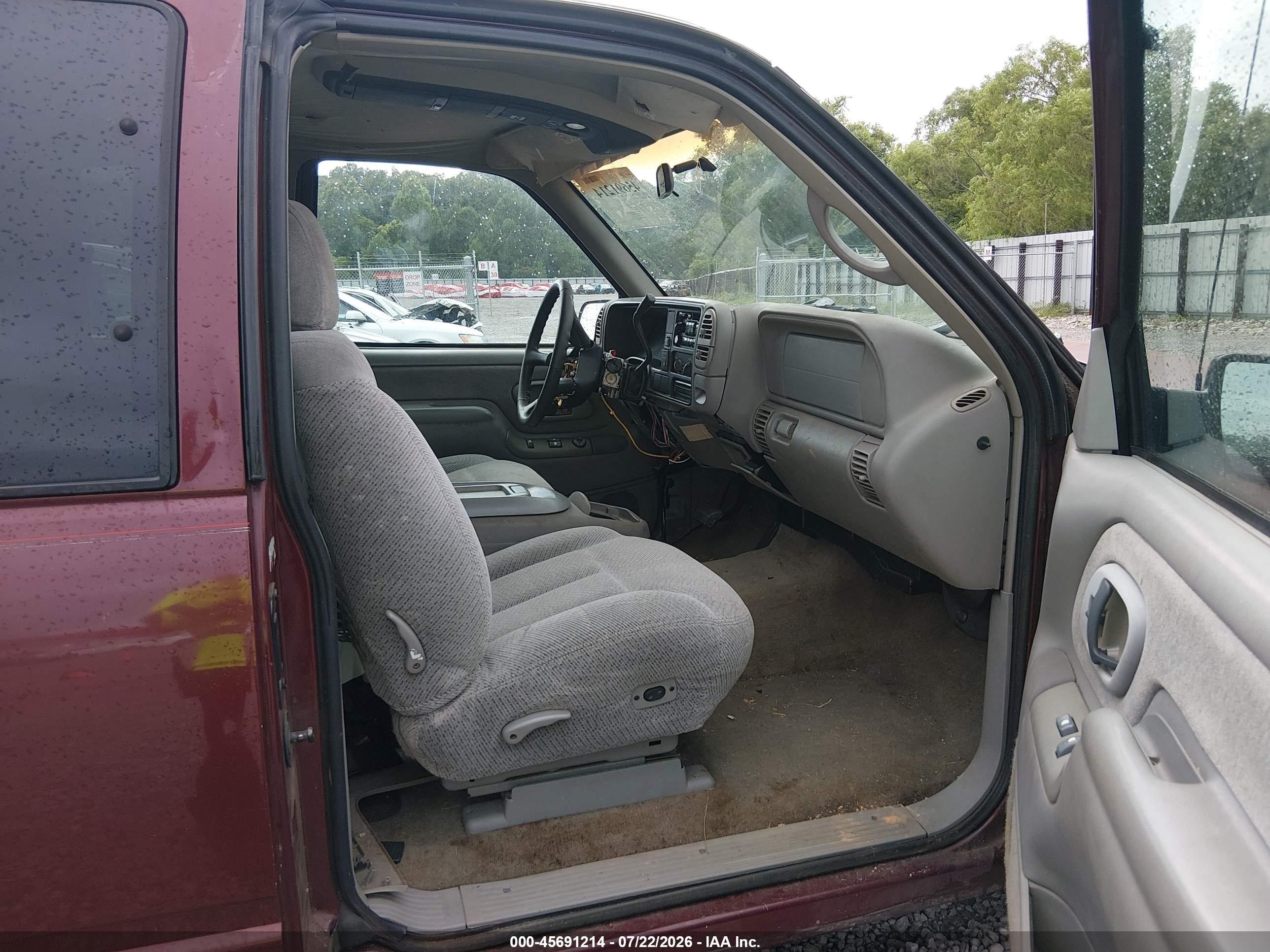 1998 Chevrolet C/k 1500 Fleetside Maroon vin: 2GCEC19RXW1127128
