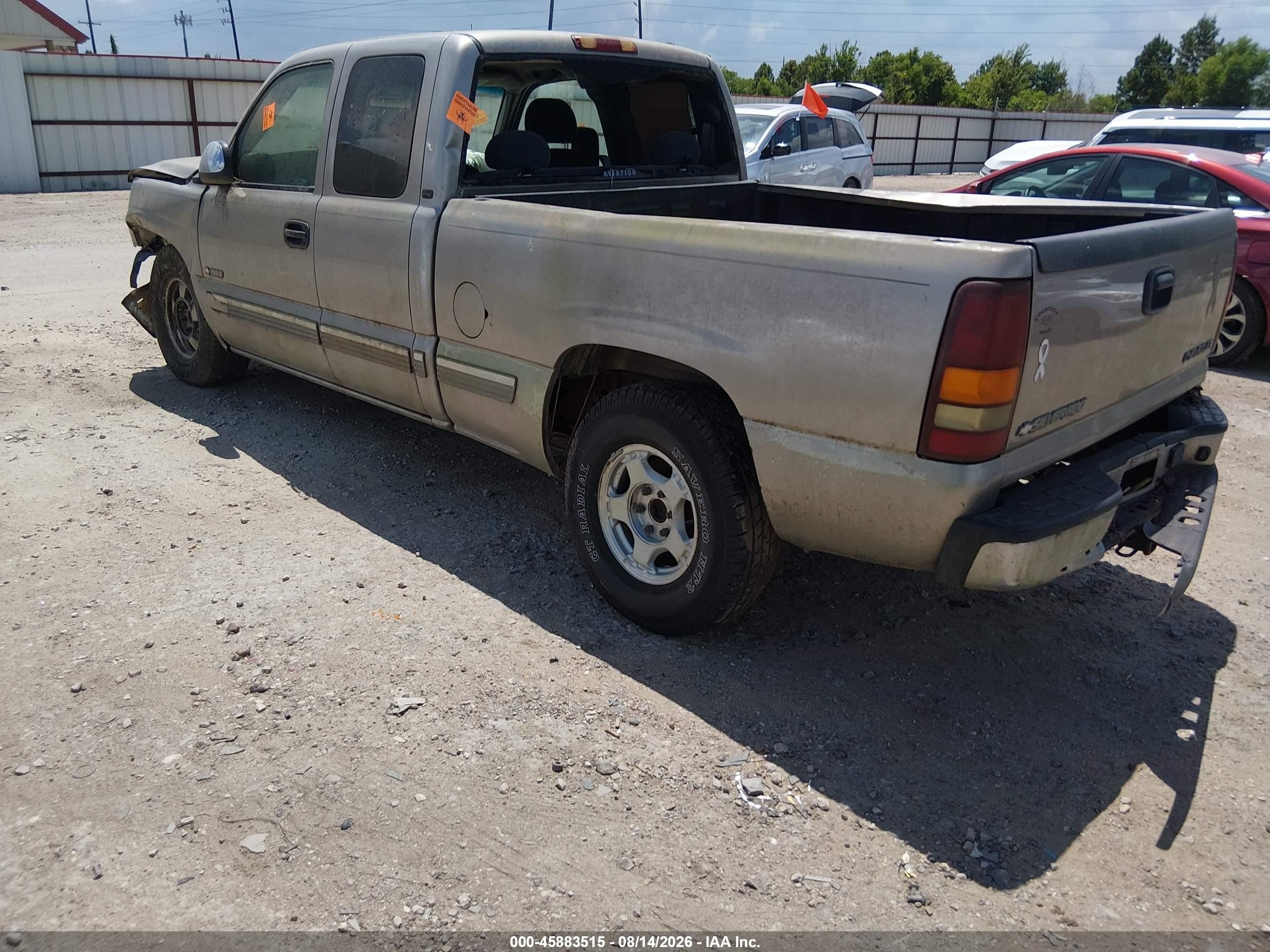2002 Chevrolet Silverado 1500 Ls Коричневый vin: 2GCEC19T021230547