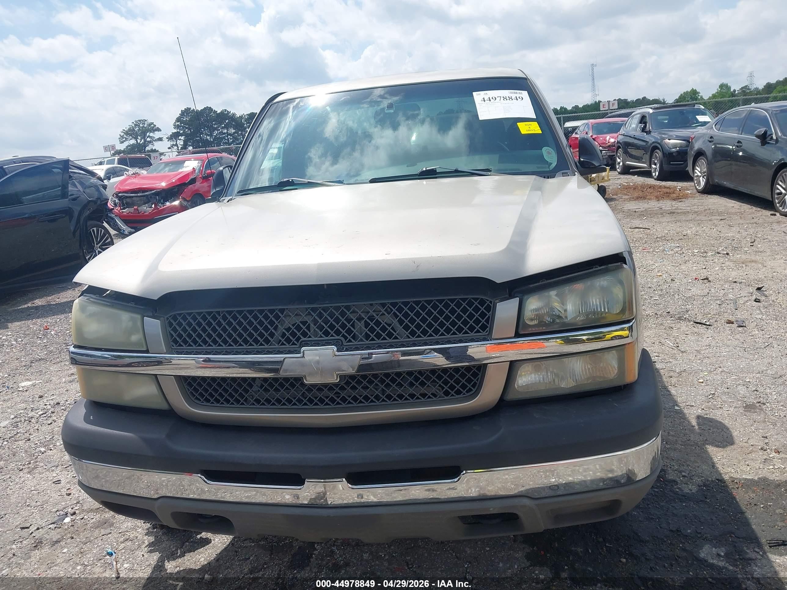 2003 Chevrolet Silverado 1500 Ls Gray vin: 2GCEC19T031341357