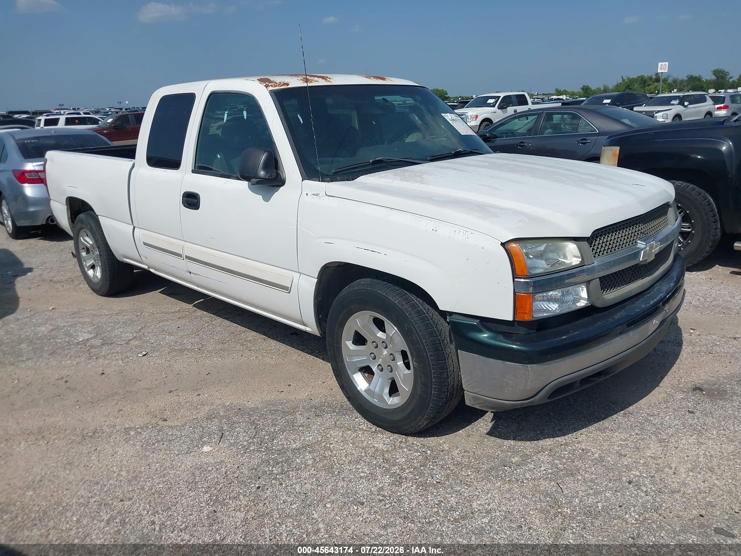 2003 Chevrolet Silverado 1500 Ls White vin: 2GCEC19T031369837