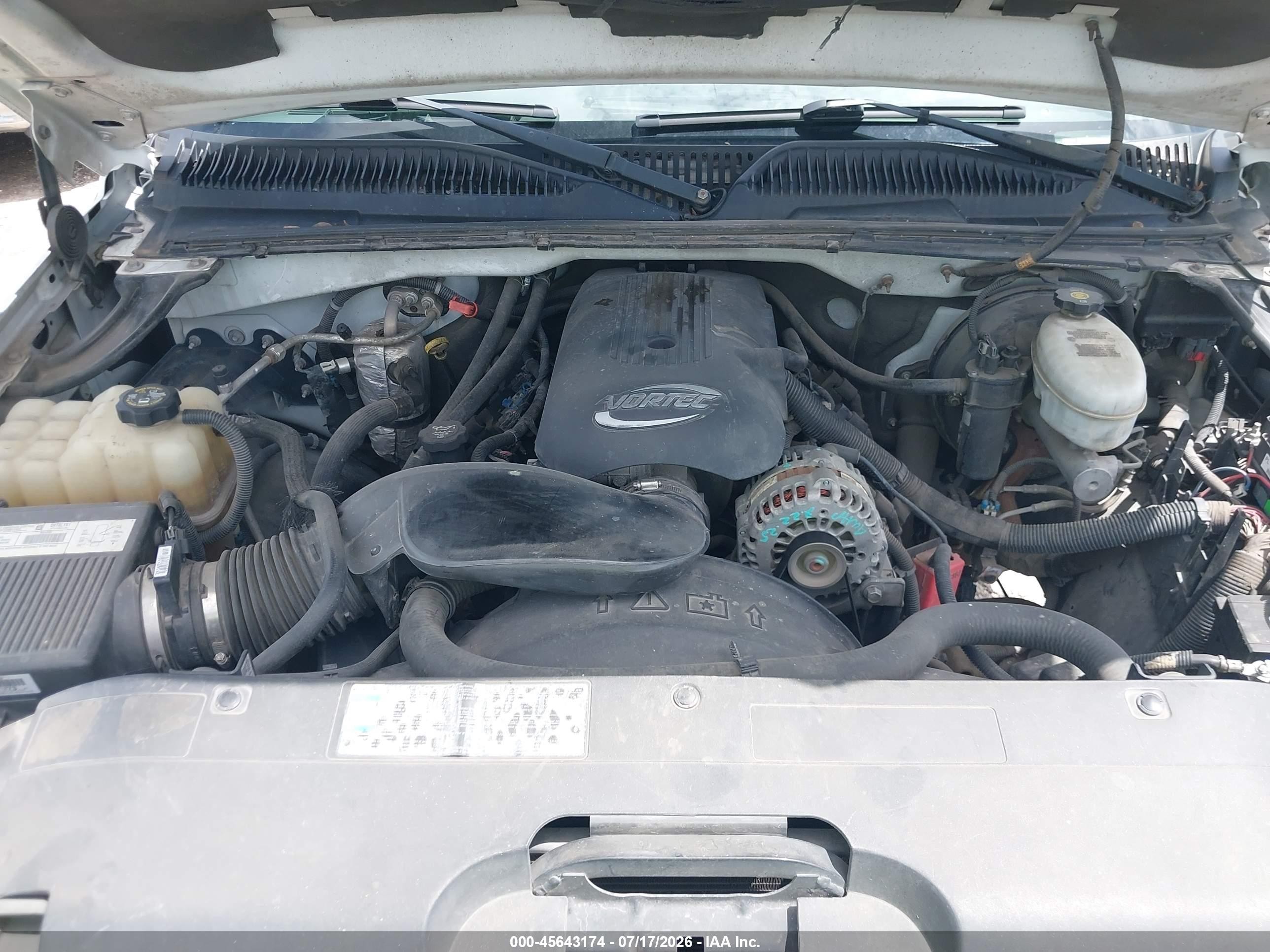 2003 Chevrolet Silverado 1500 Ls White vin: 2GCEC19T031369837