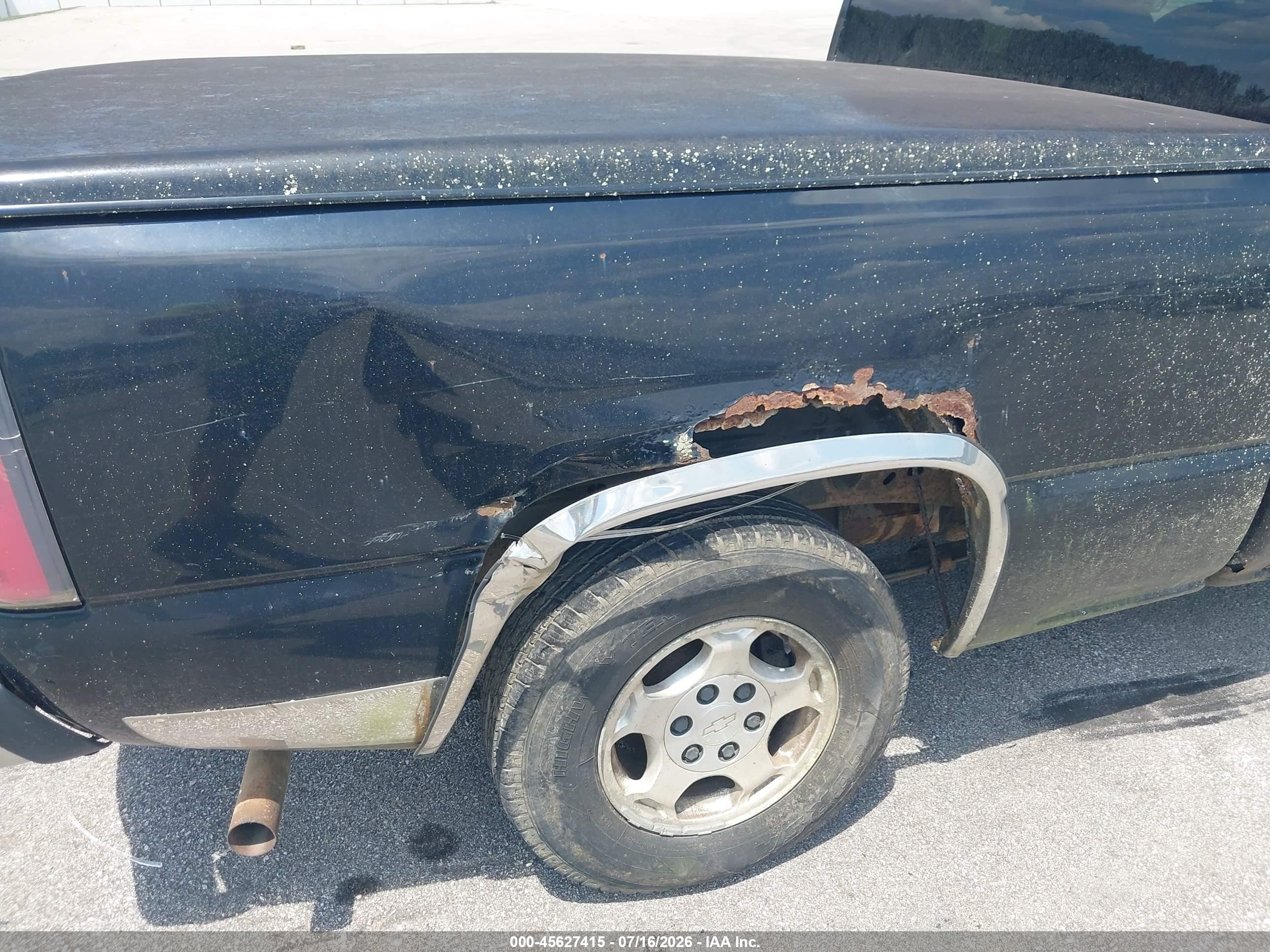 2004 Chevrolet Silverado 1500 Ls Black vin: 2GCEC19T041171406