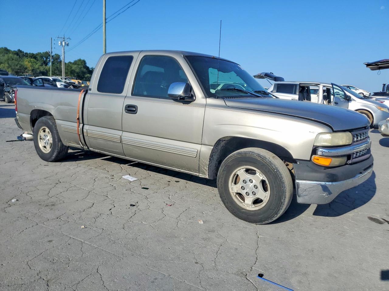 2000 Chevrolet Silverado C1500 Silver vin: 2GCEC19T0Y1198756