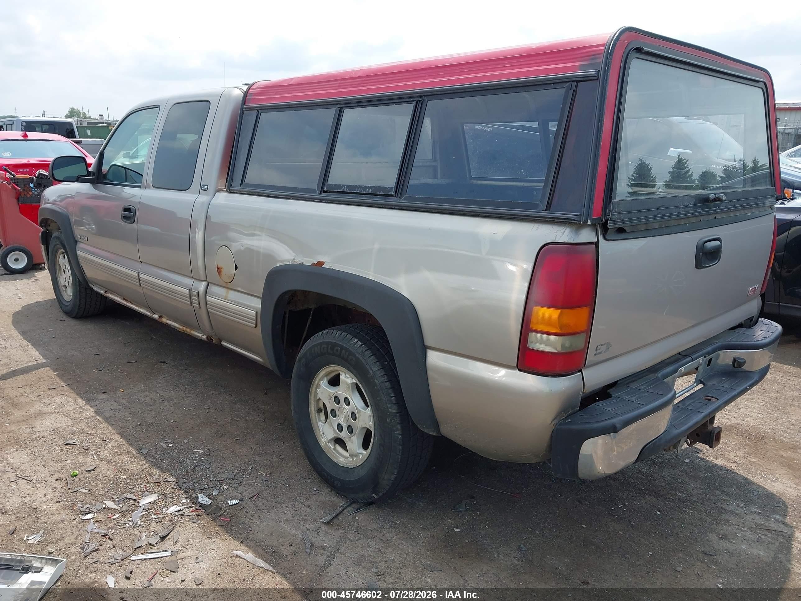 2000 Chevrolet Silverado 1500 Ls Tan vin: 2GCEC19T0Y1293303