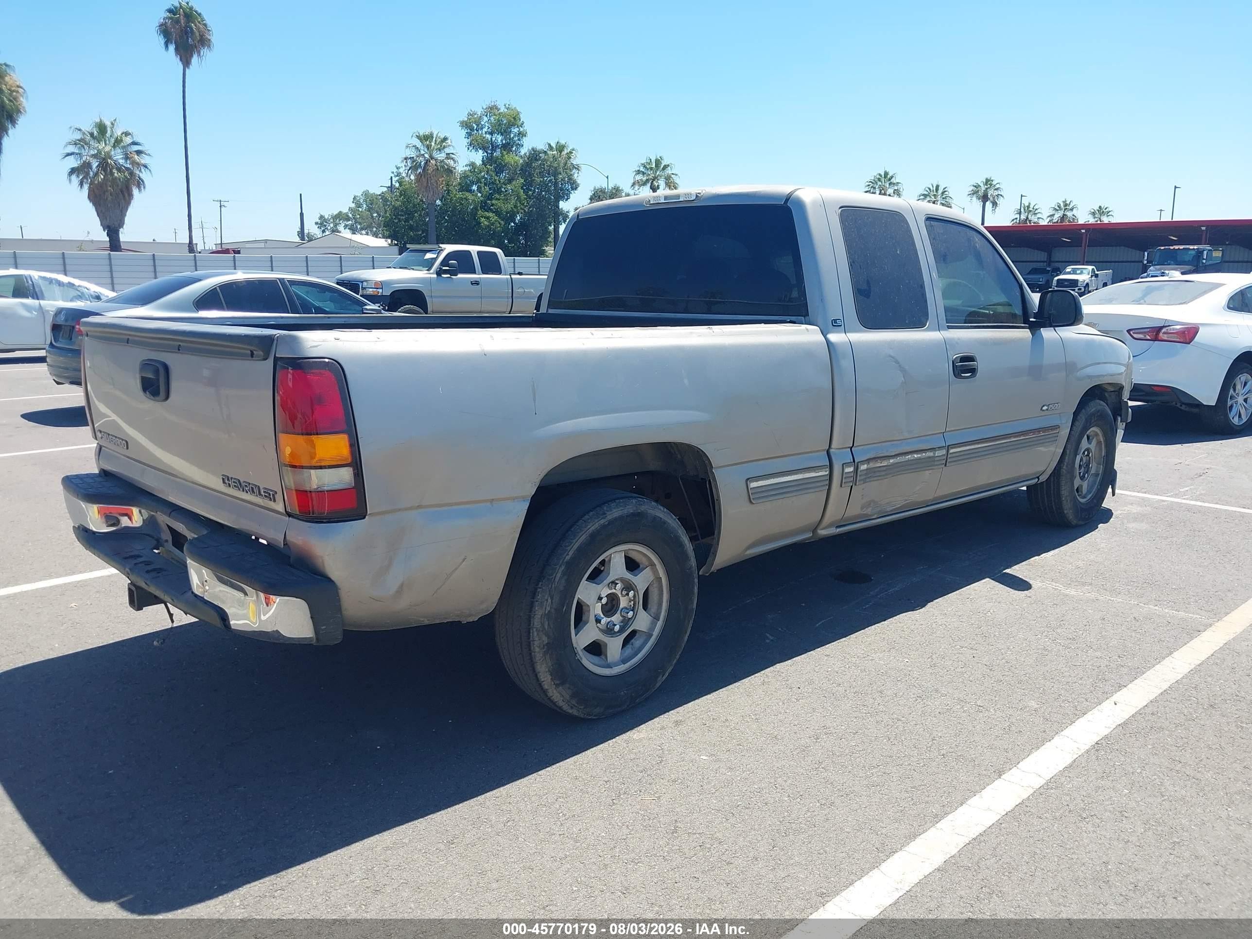 2000 Chevrolet Silverado 1500 Ls Tan vin: 2GCEC19T0Y1296279