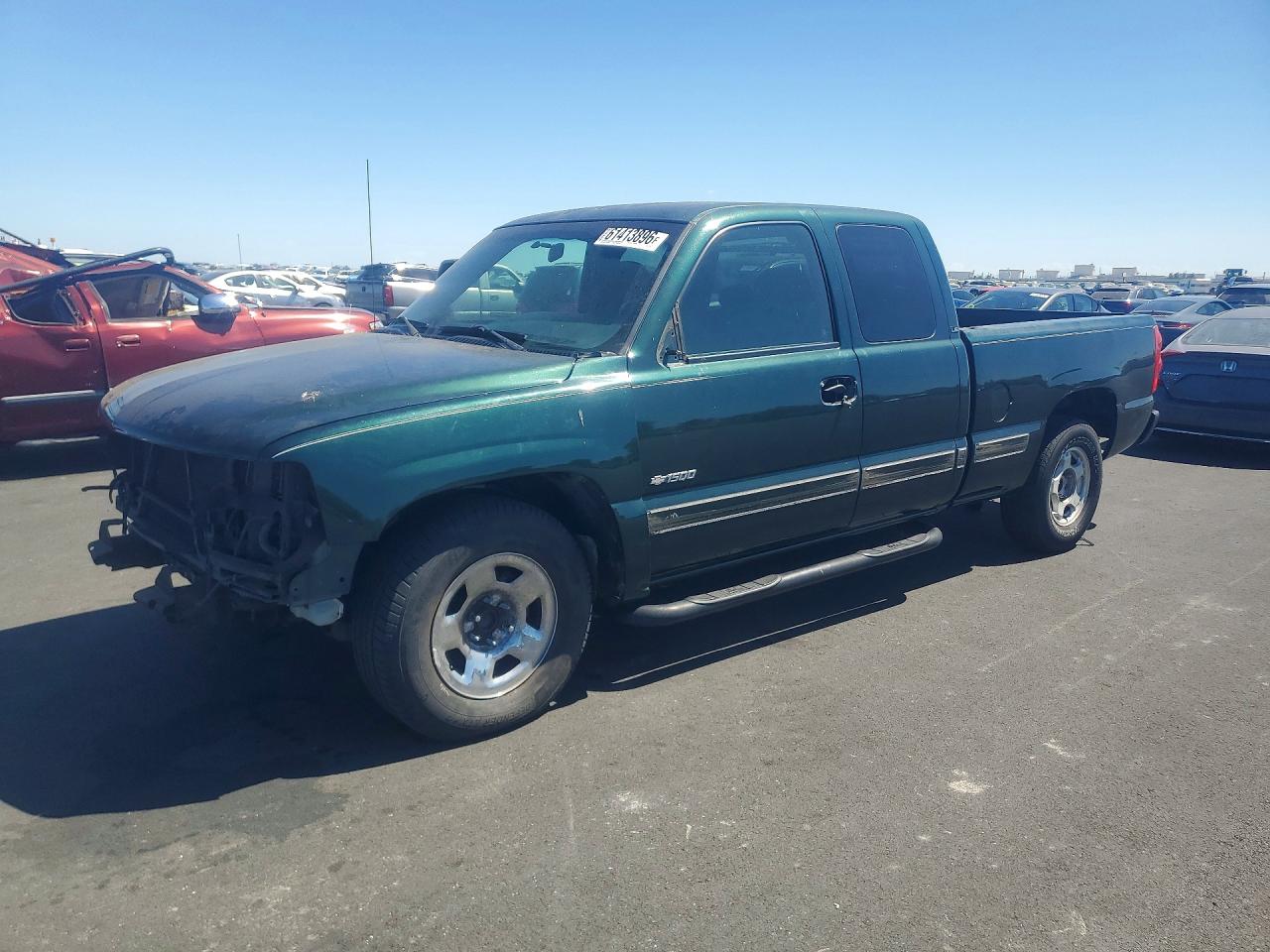 2001 Chevrolet Silverado C1500 Зеленый vin: 2GCEC19T111179476