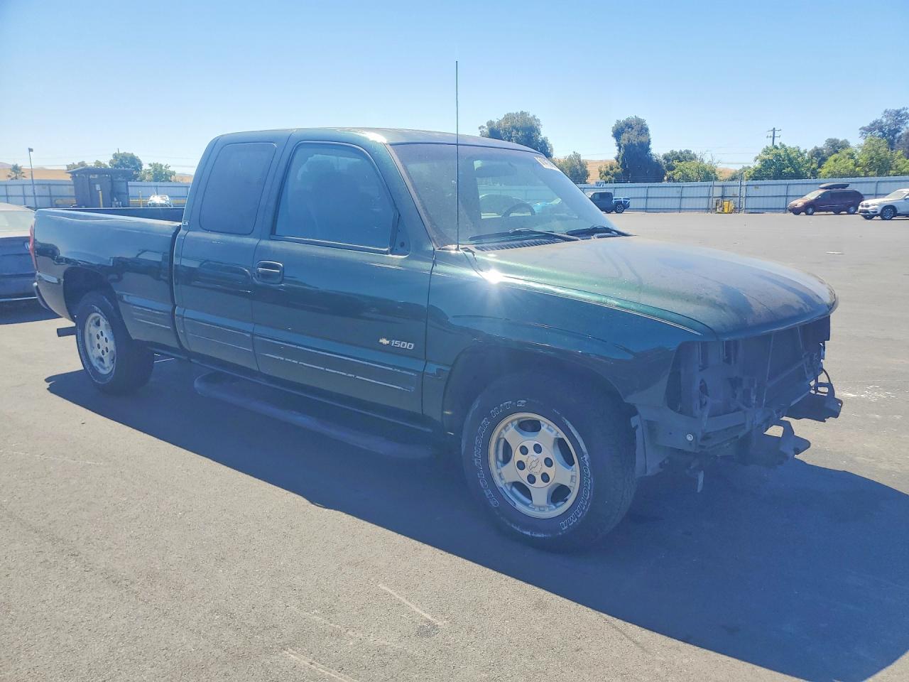 2001 Chevrolet Silverado C1500 Green vin: 2GCEC19T111179476