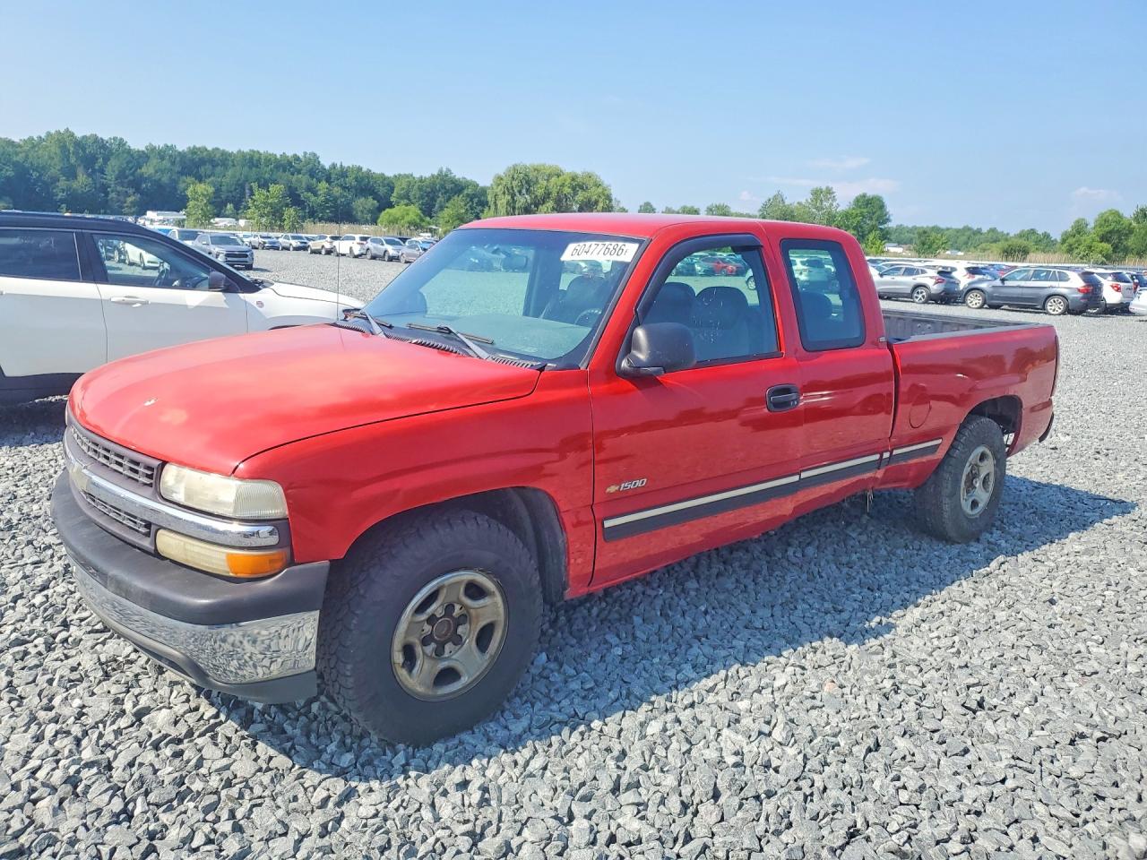 2002 Chevrolet Silverado C1500 Red vin: 2GCEC19T121426433