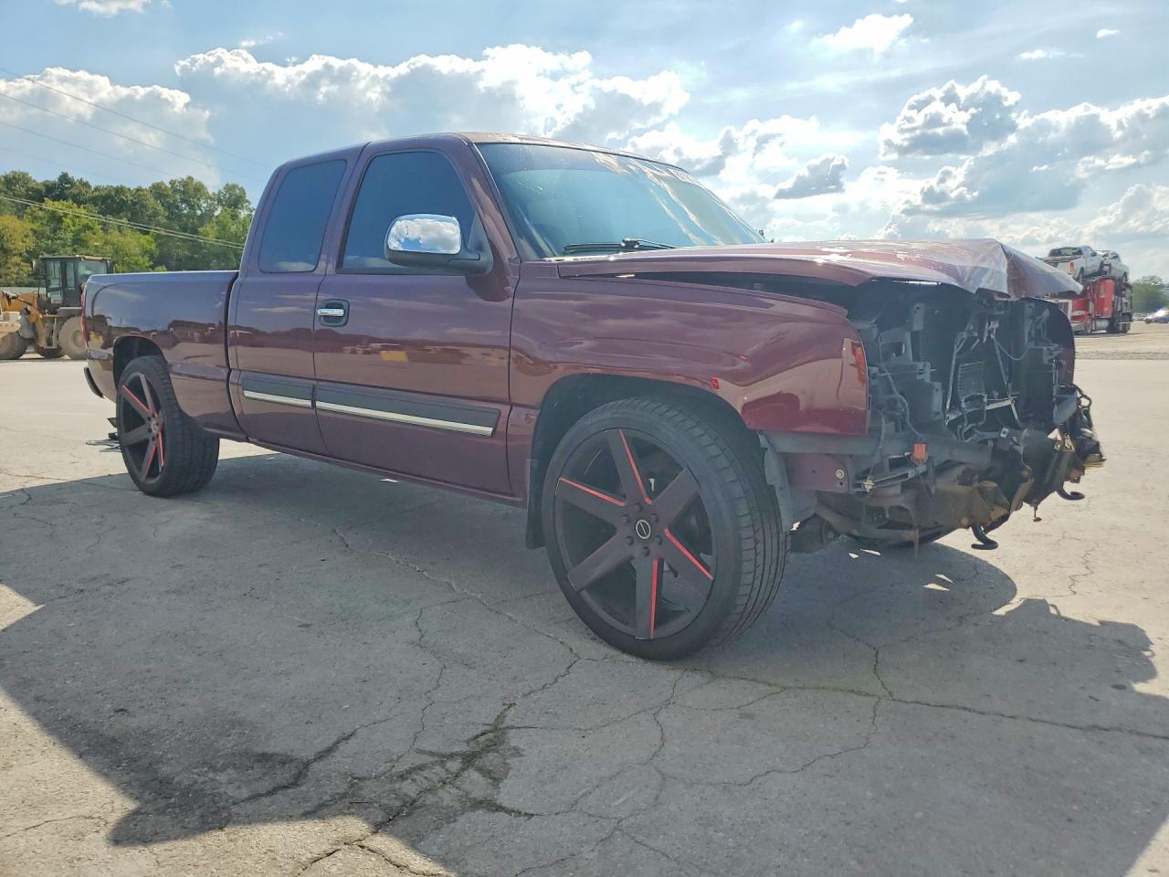 2003 Chevrolet Silverado C1500 Burgundy vin: 2GCEC19T131348768