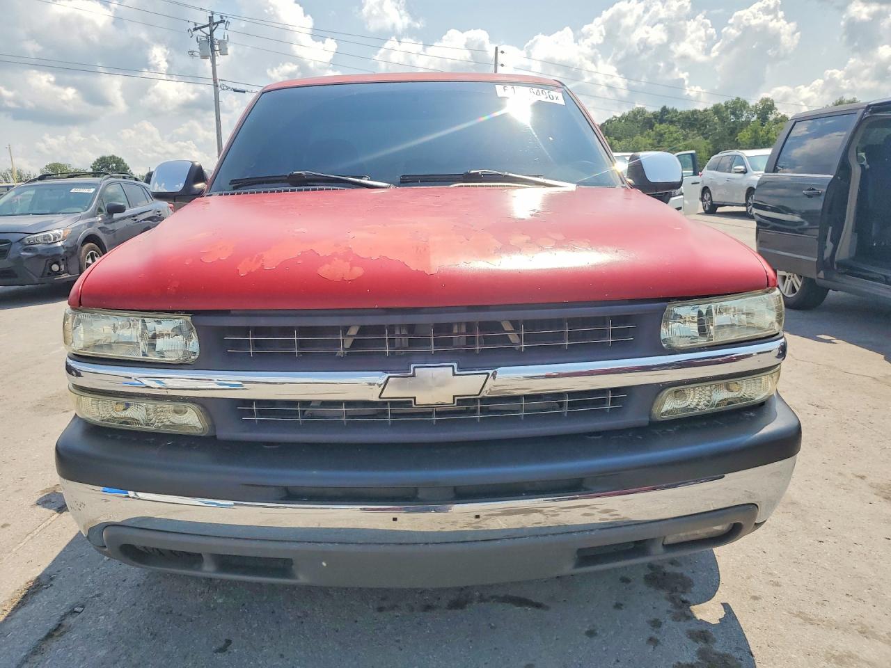 2000 Chevrolet Silverado C1500 Red vin: 2GCEC19T1Y1234504