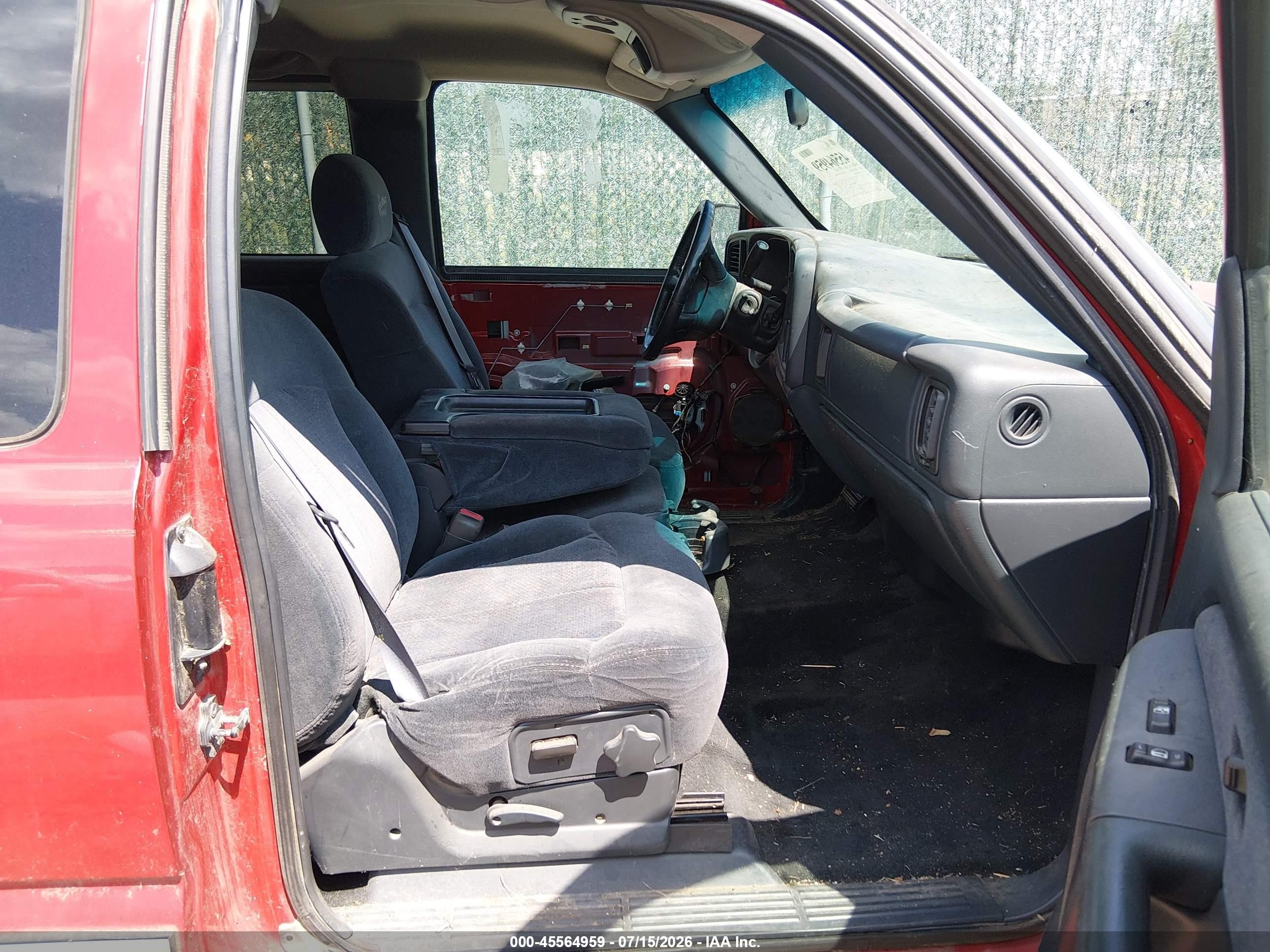 2001 Chevrolet Silverado 1500 Ls Red vin: 2GCEC19T211179101