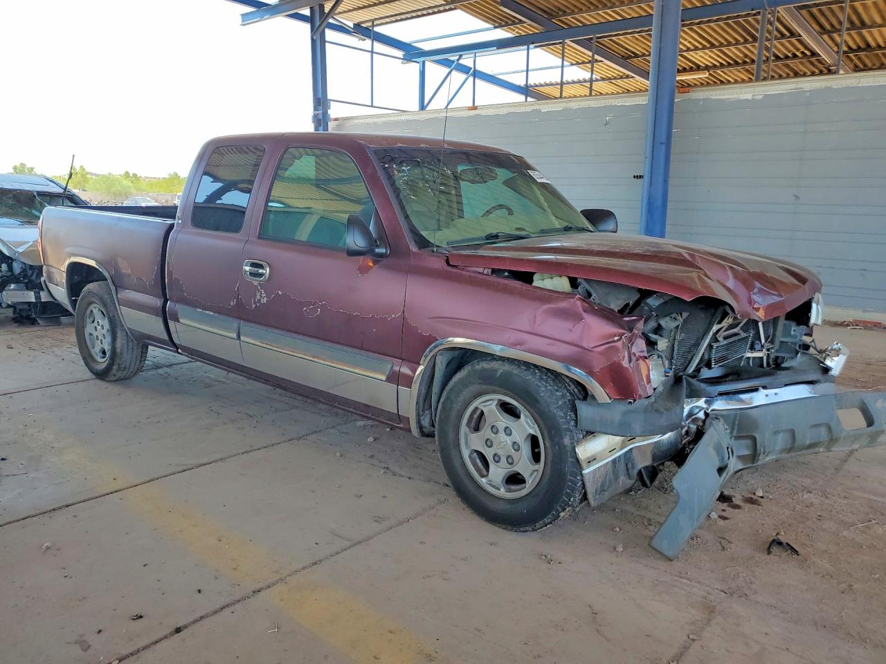 2003 Chevrolet Silverado C1500 Maroon vin: 2GCEC19T231158963