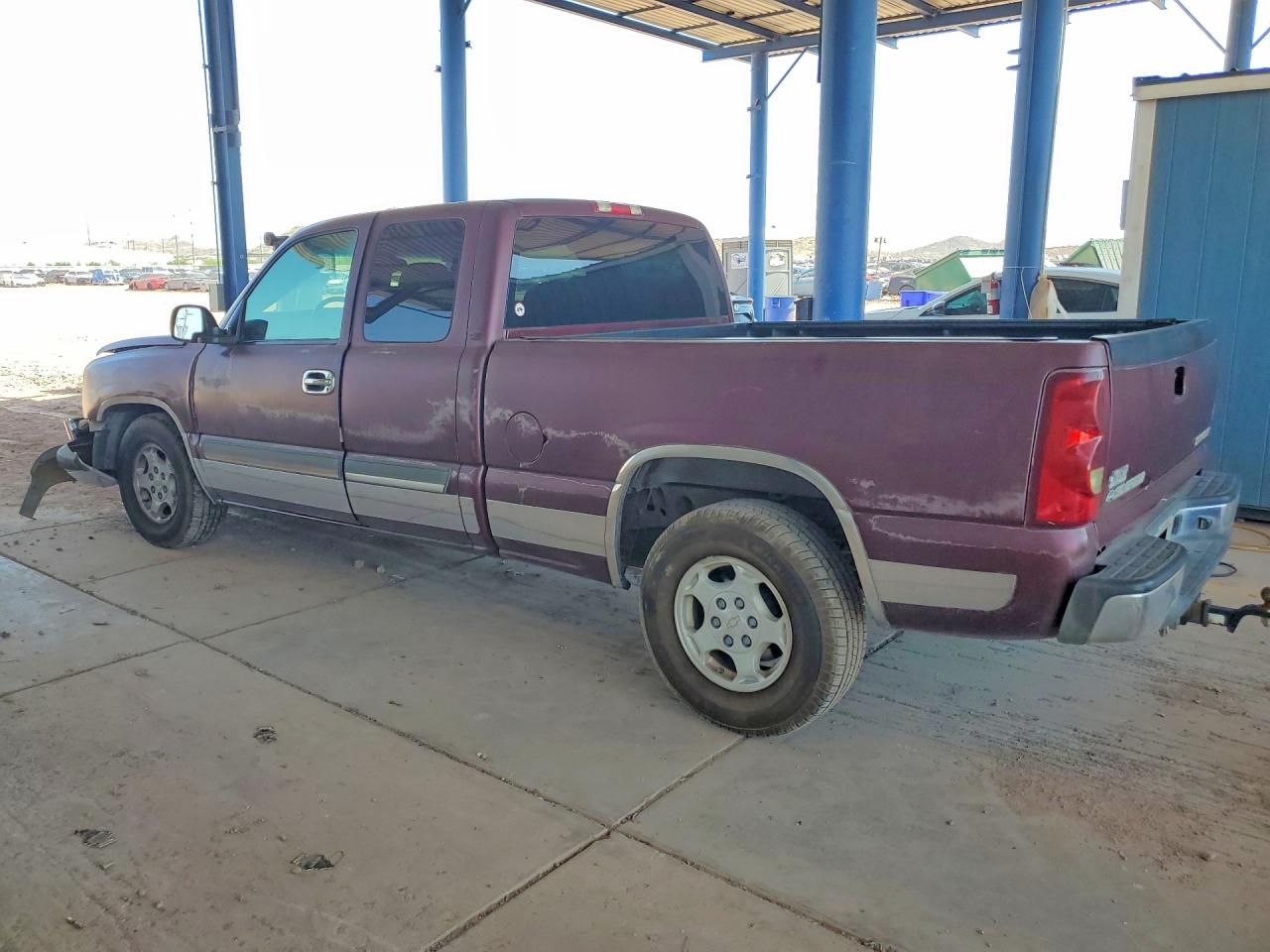 2003 Chevrolet Silverado C1500 Maroon vin: 2GCEC19T231158963