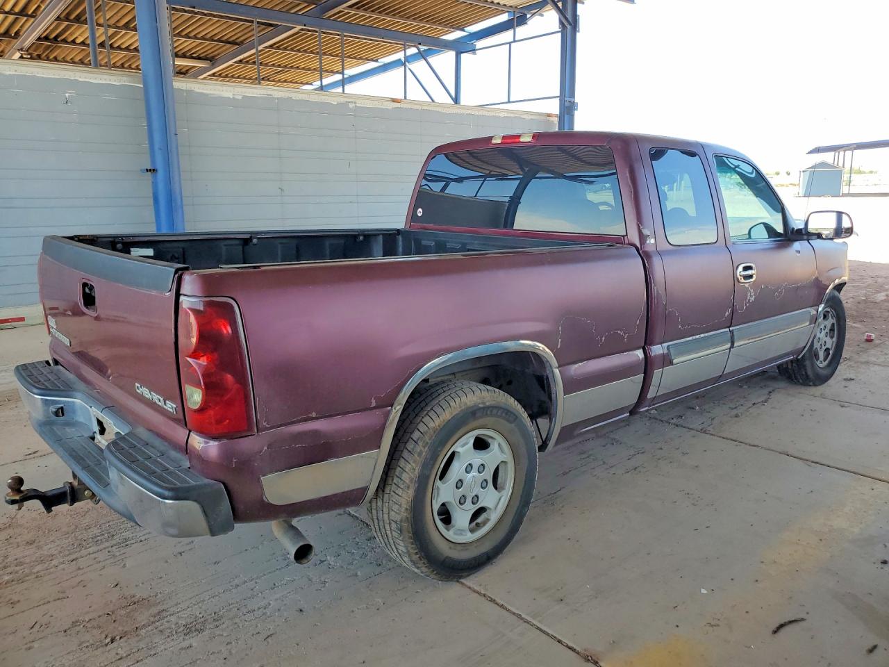 2003 Chevrolet Silverado C1500 Maroon vin: 2GCEC19T231158963