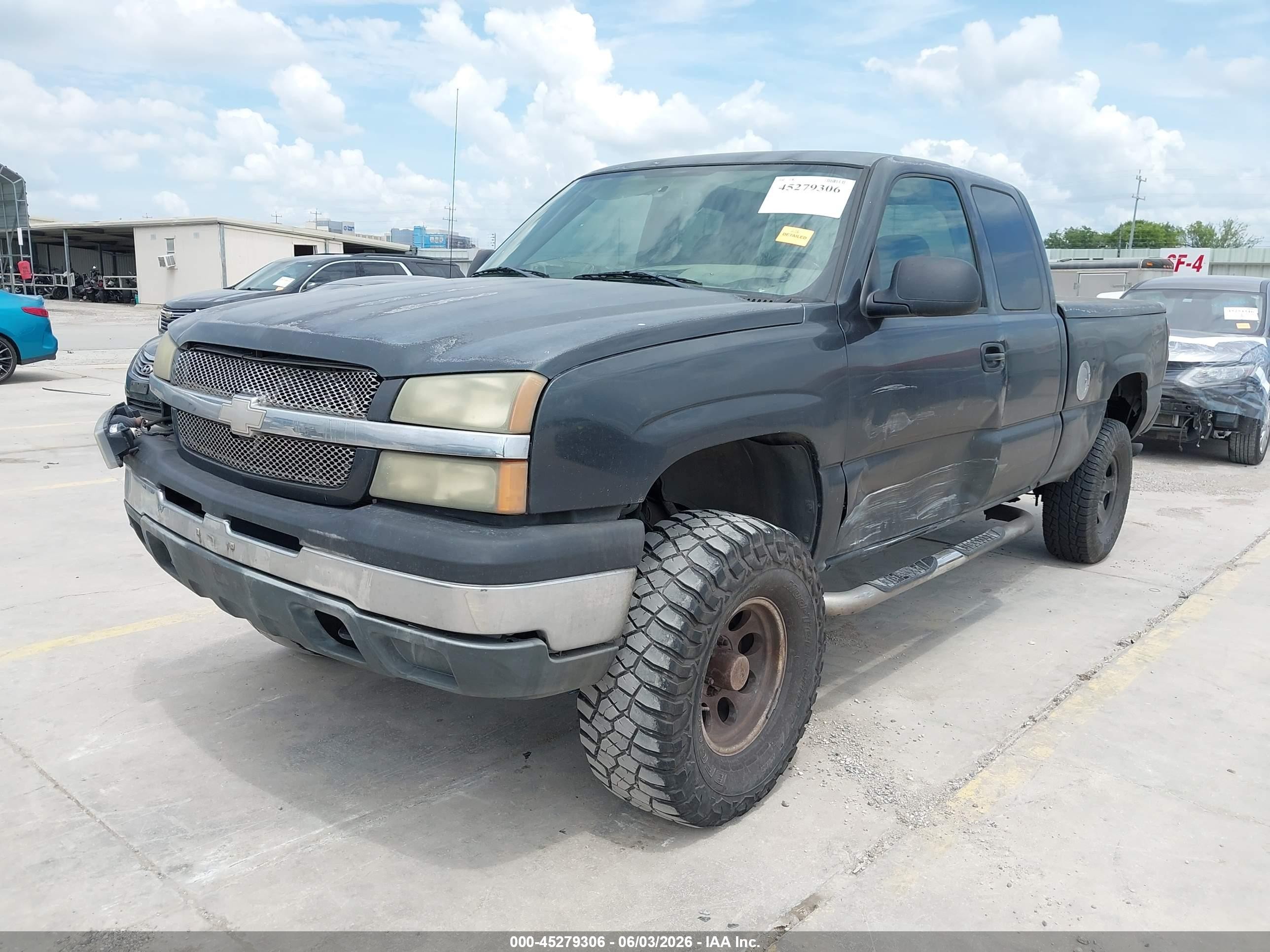 2004 Chevrolet Silverado 1500 Ls Gray vin: 2GCEC19T241239625