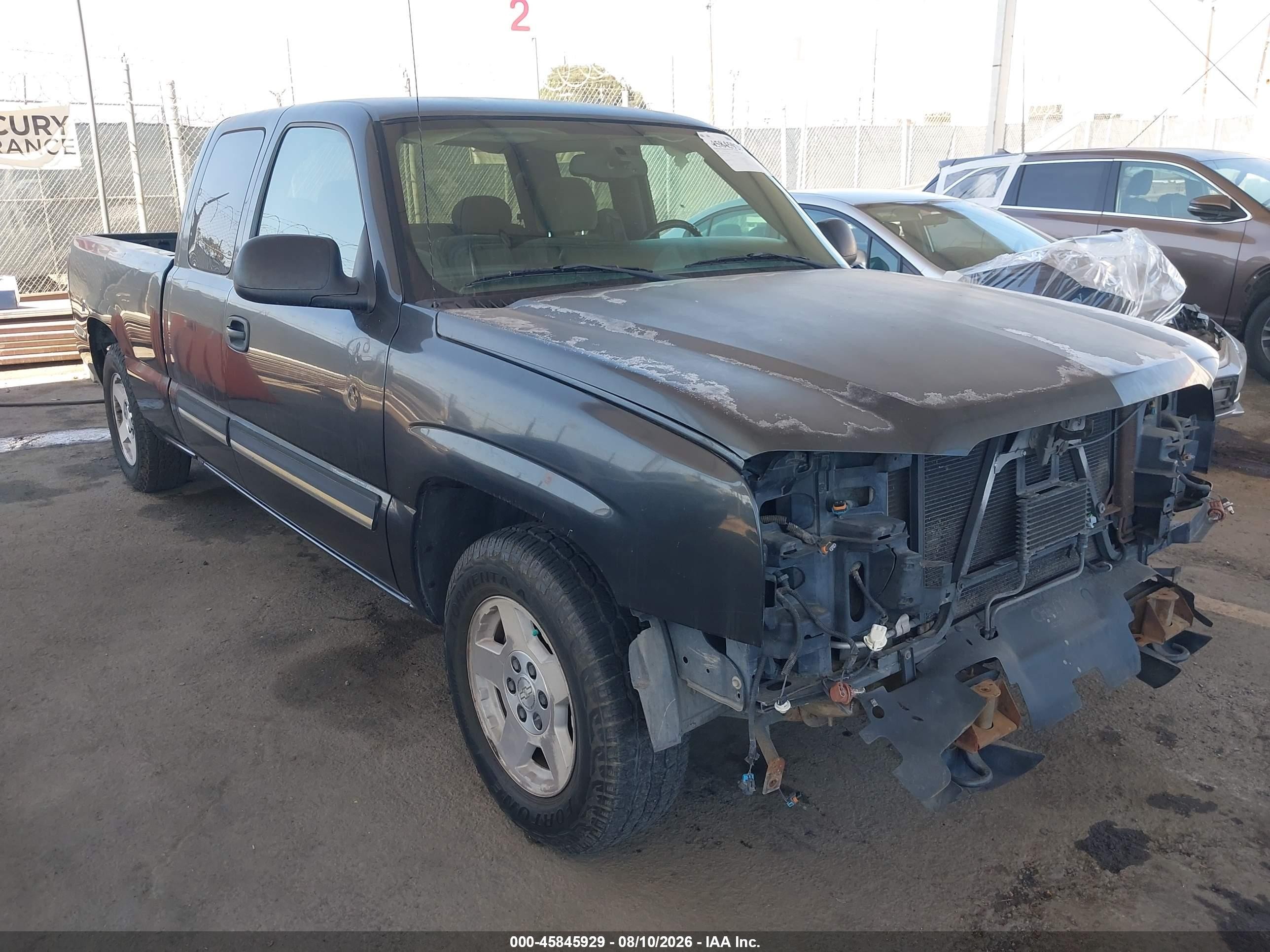 2005 Chevrolet Silverado 1500 Ls Black vin: 2GCEC19T251119826
