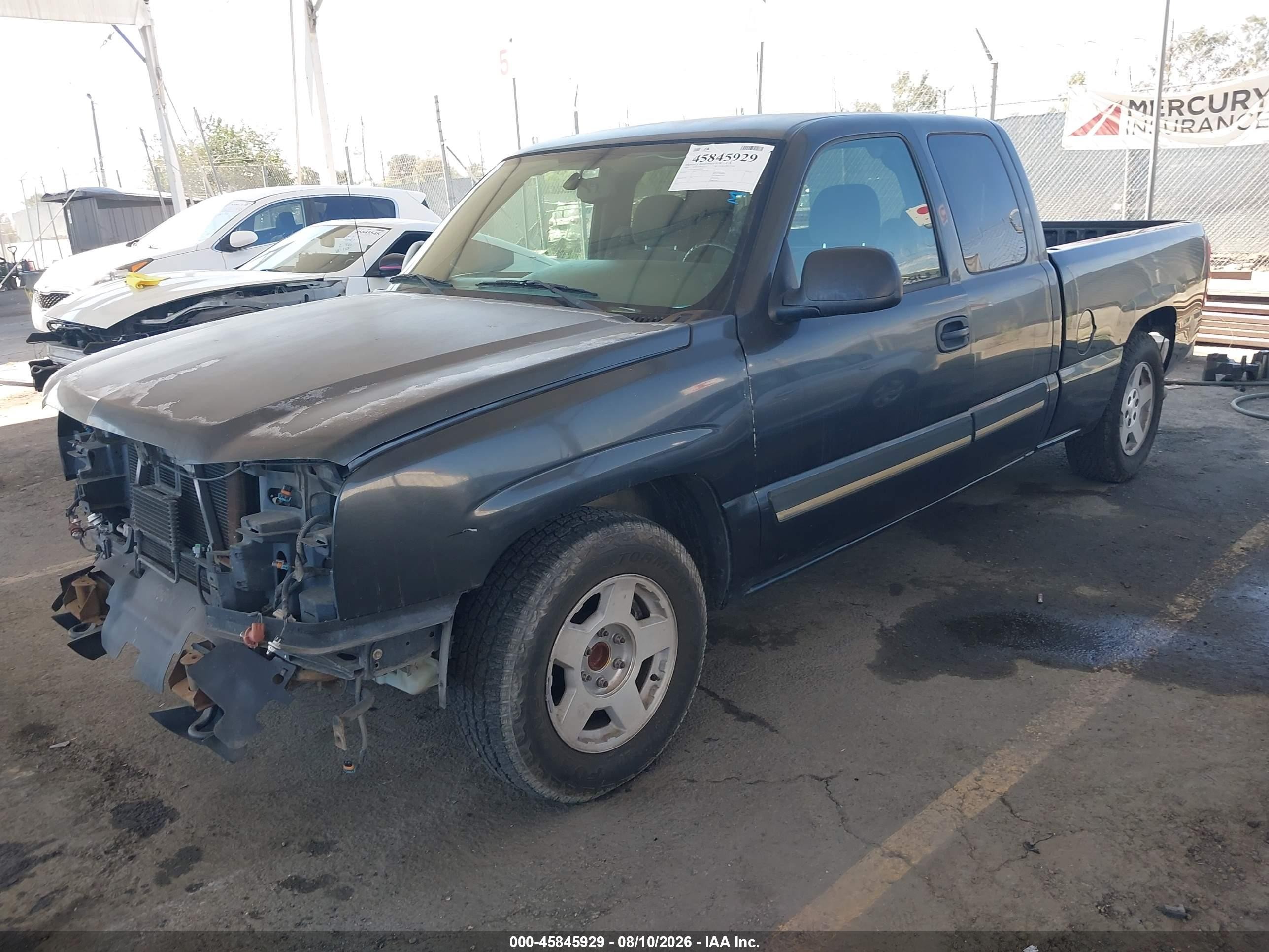 2005 Chevrolet Silverado 1500 Ls Black vin: 2GCEC19T251119826