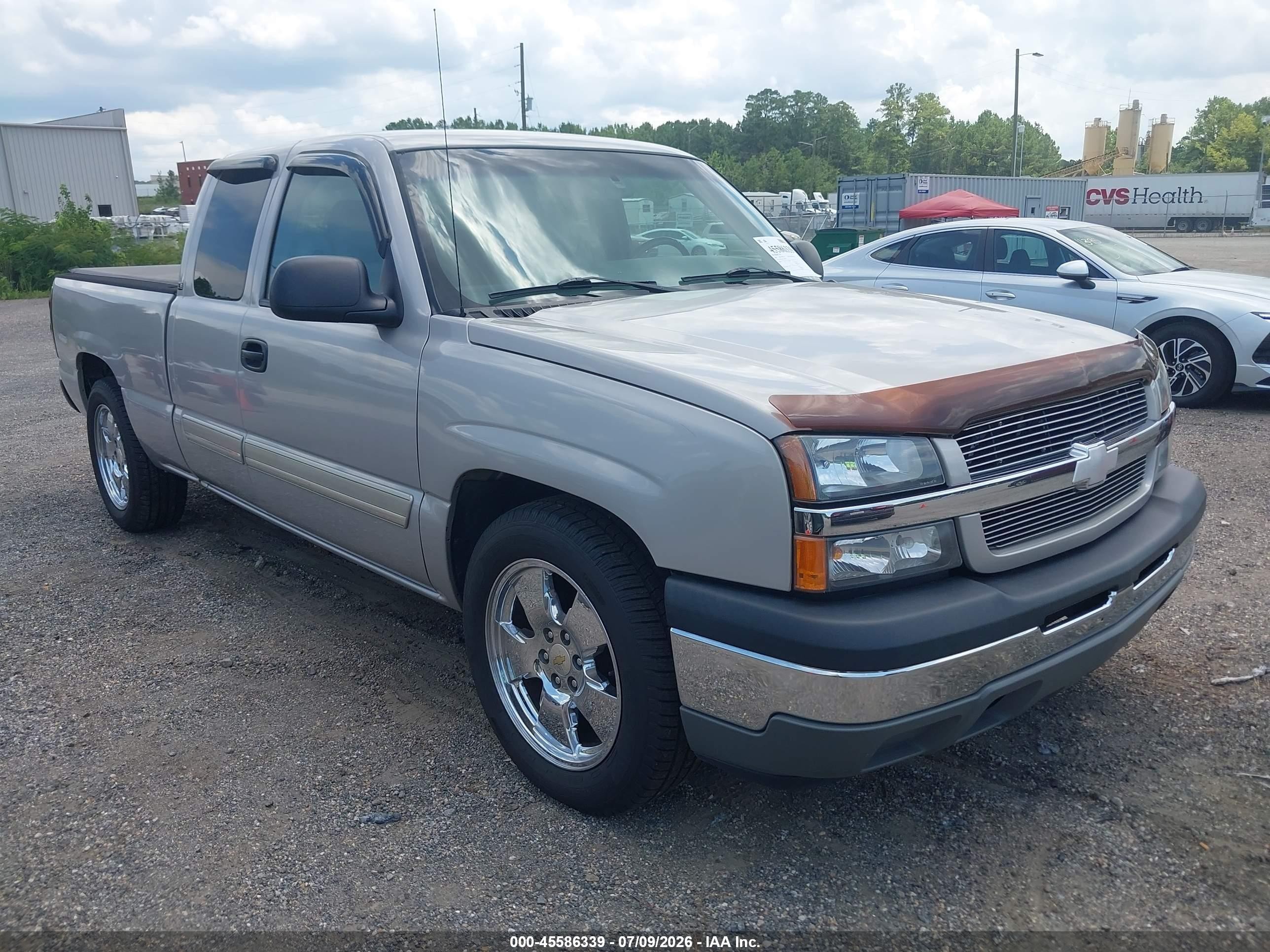 2005 Chevrolet Silverado 1500 Ls Silver vin: 2GCEC19T251139817