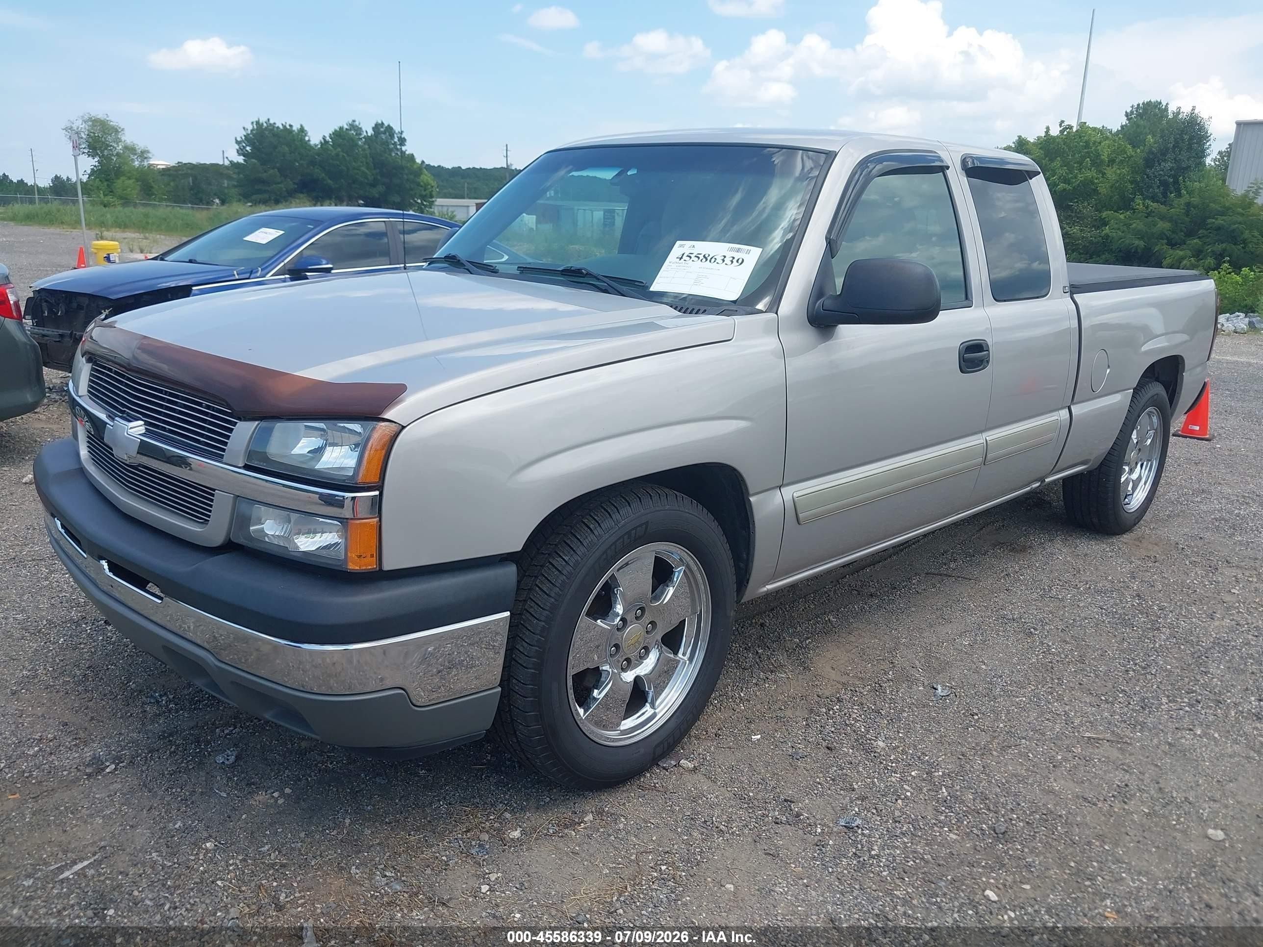 2005 Chevrolet Silverado 1500 Ls Silver vin: 2GCEC19T251139817