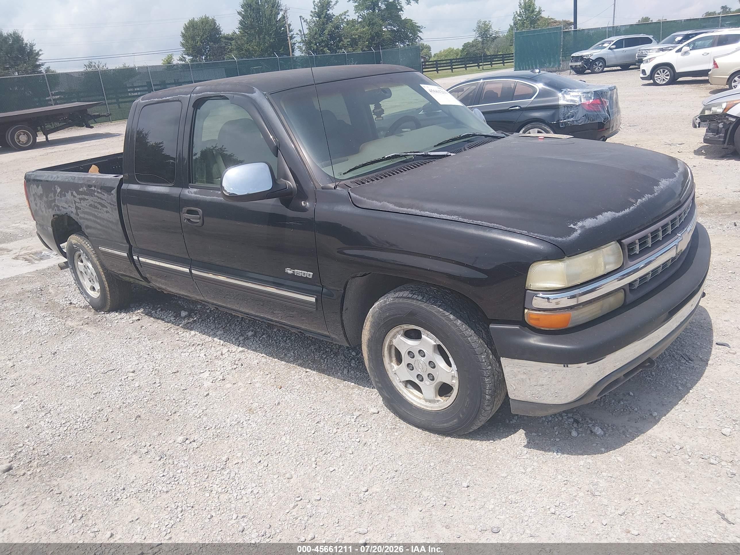 1999 Chevrolet Silverado 1500 Lt Черный vin: 2GCEC19T2X1119411