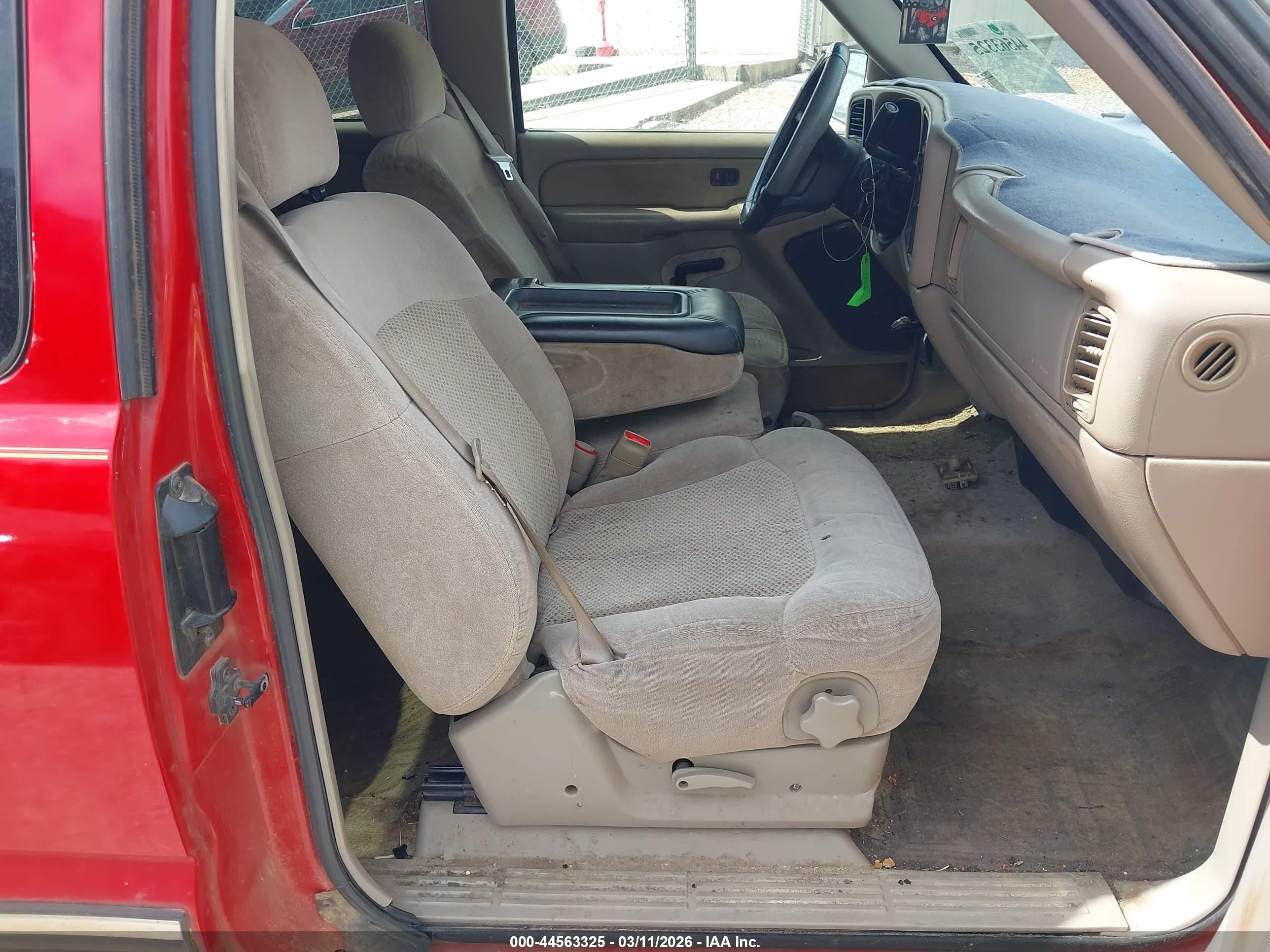 2001 Chevrolet Silverado 1500 Ls Red vin: 2GCEC19T311181634