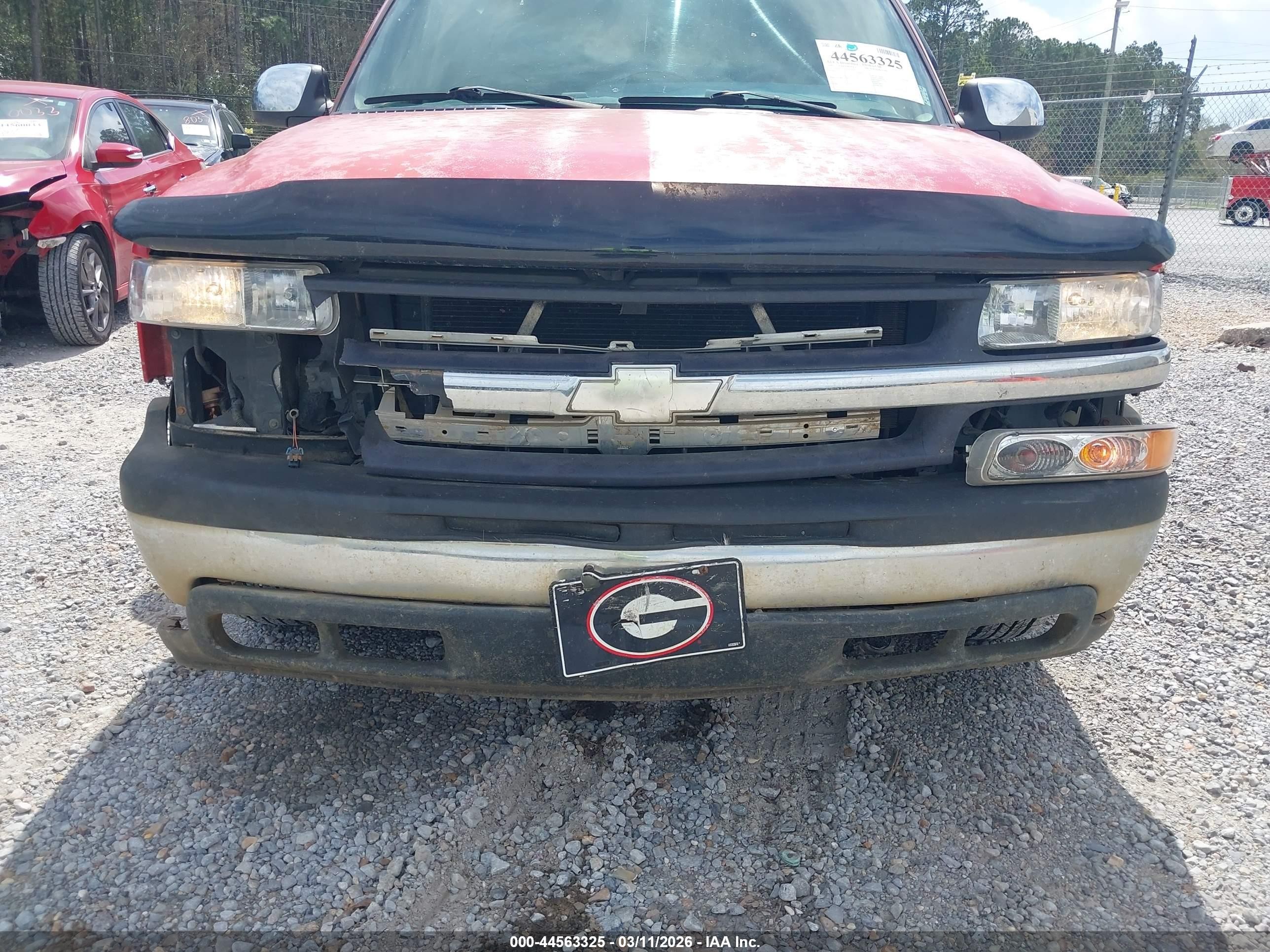 2001 Chevrolet Silverado 1500 Ls Red vin: 2GCEC19T311181634