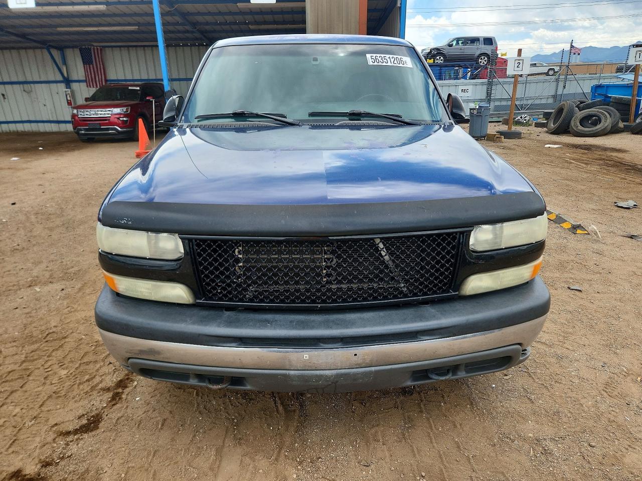 2001 Chevrolet Silverado C1500 Blue vin: 2GCEC19T311186851
