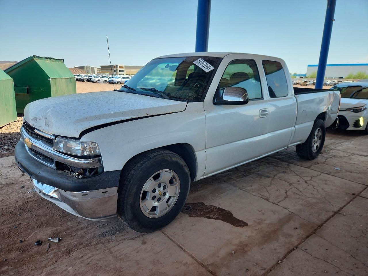2001 Chevrolet Silverado C1500 White vin: 2GCEC19T311367237