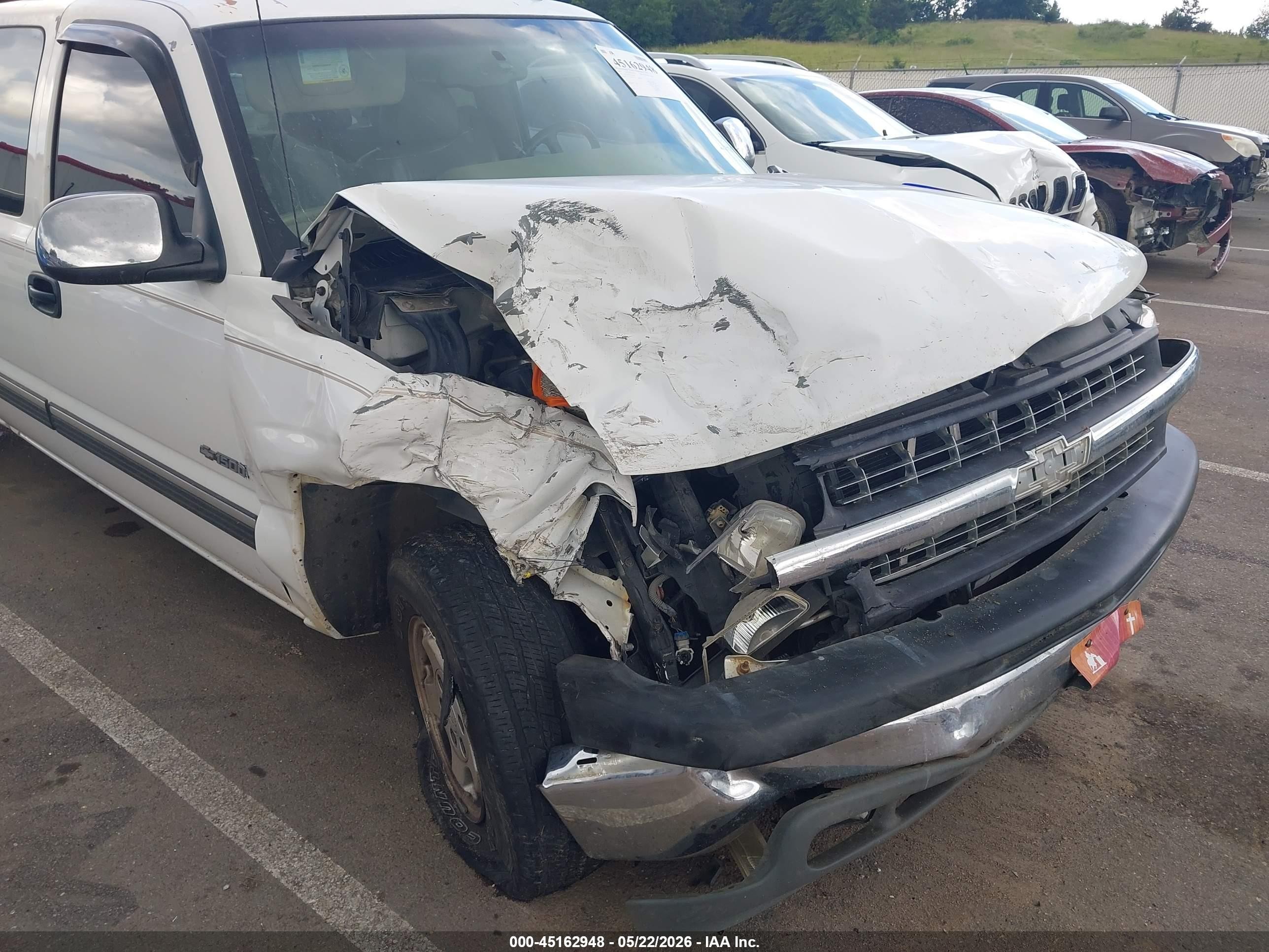 2001 Chevrolet Silverado 1500 Lt White vin: 2GCEC19T311396690