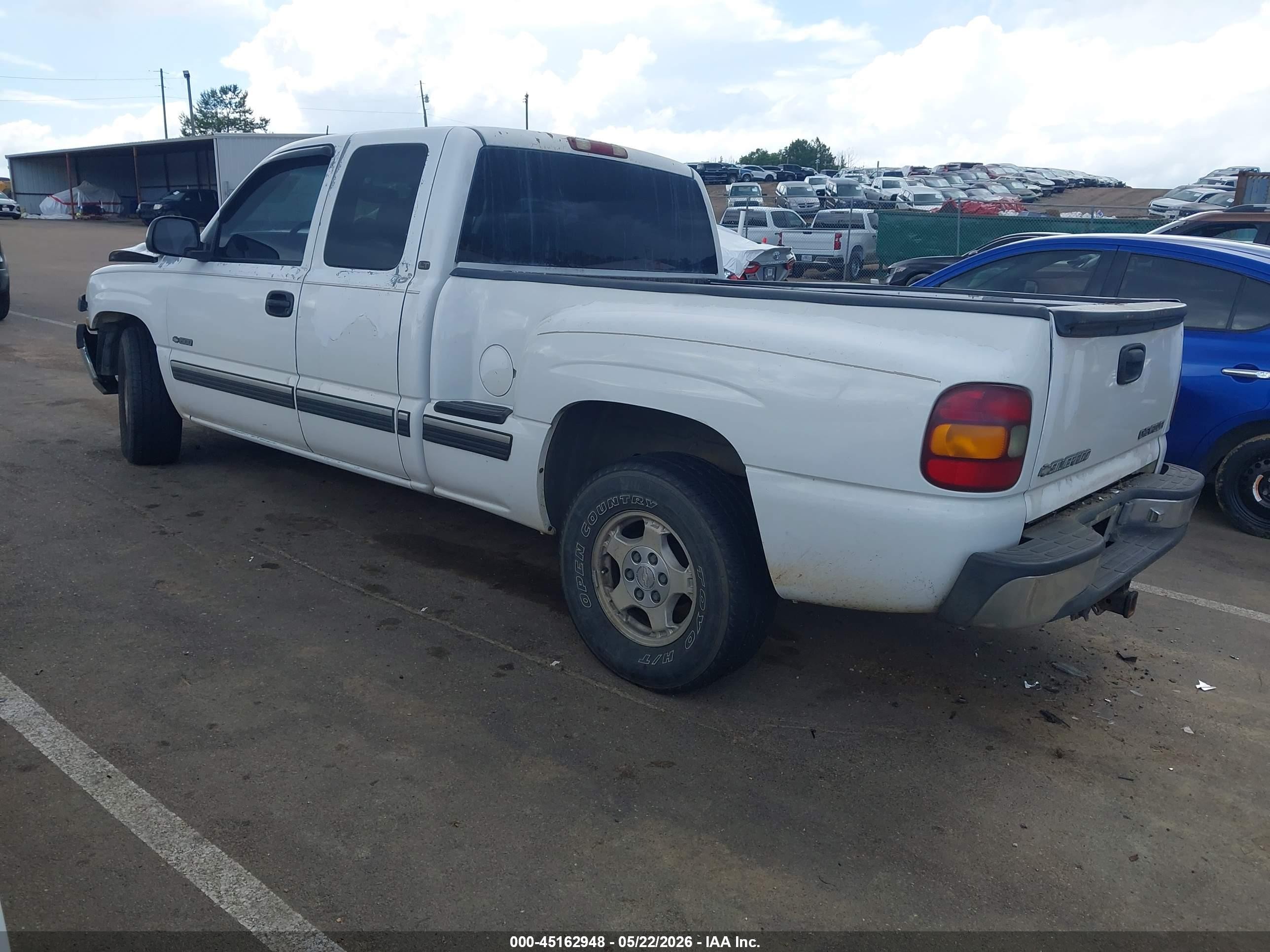 2001 Chevrolet Silverado 1500 Lt White vin: 2GCEC19T311396690