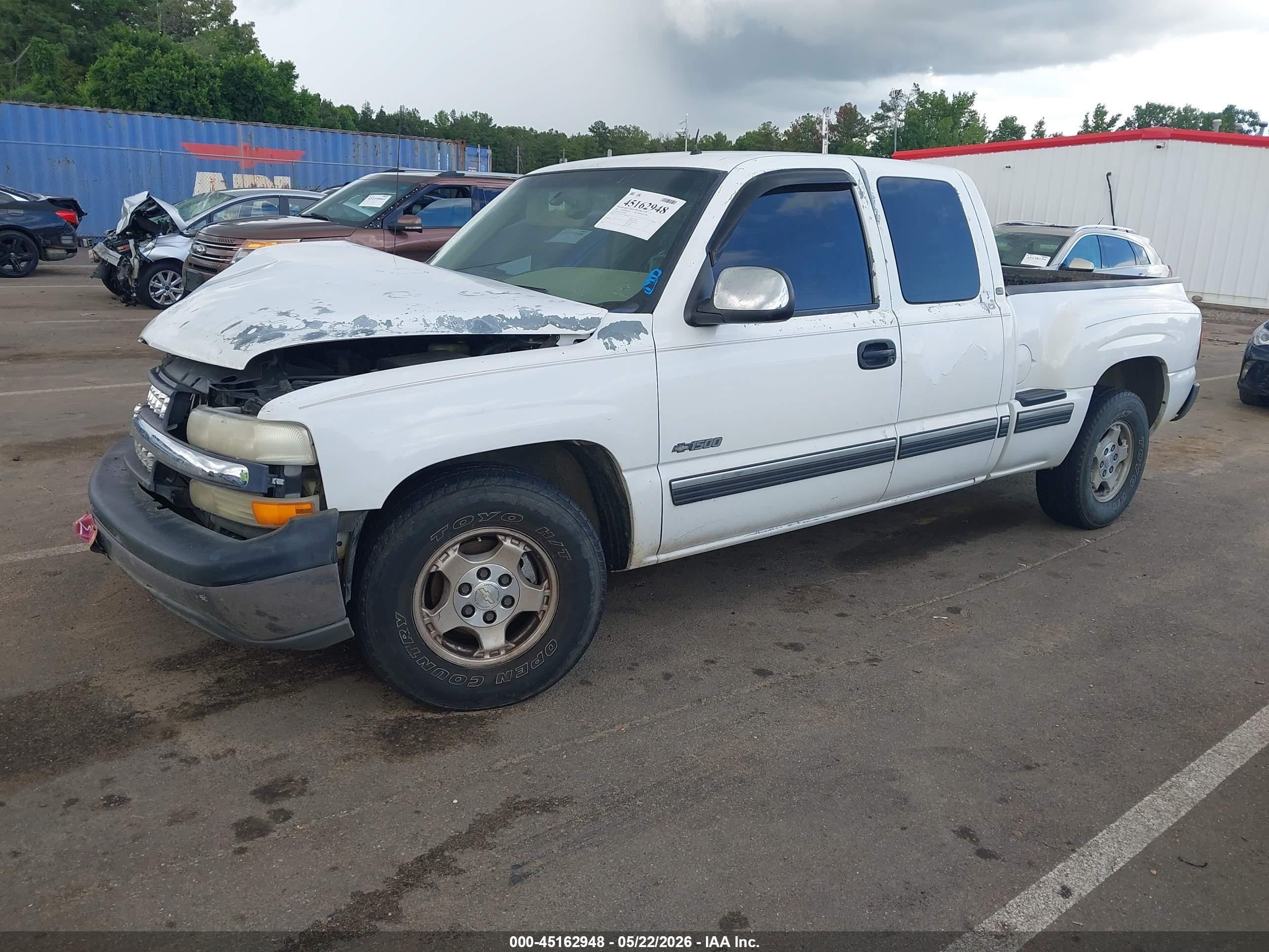 2001 Chevrolet Silverado 1500 Lt White vin: 2GCEC19T311396690